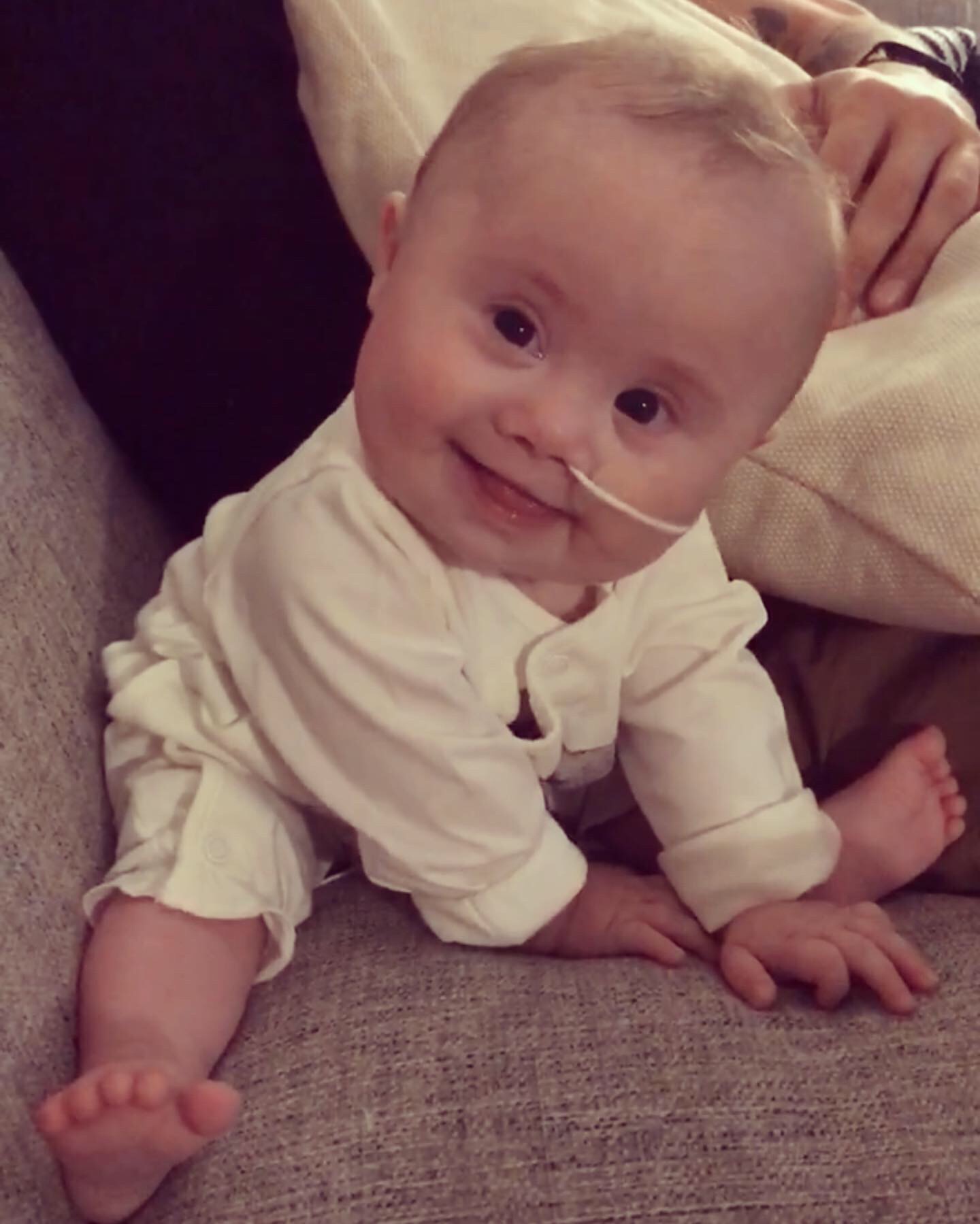 holding herself up for more than a few seconds, just working it all out and she was so proud of herself!