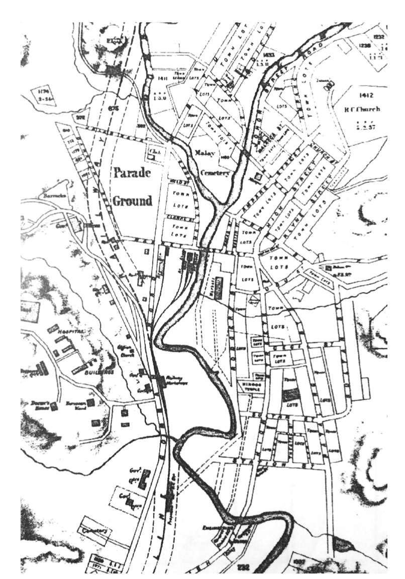 Map of Kuala Lumpur 1889 - WT Wood