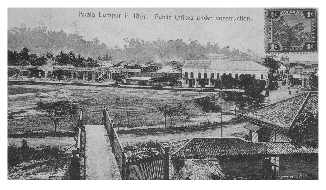 Sultan Abdul Samad Building under construction