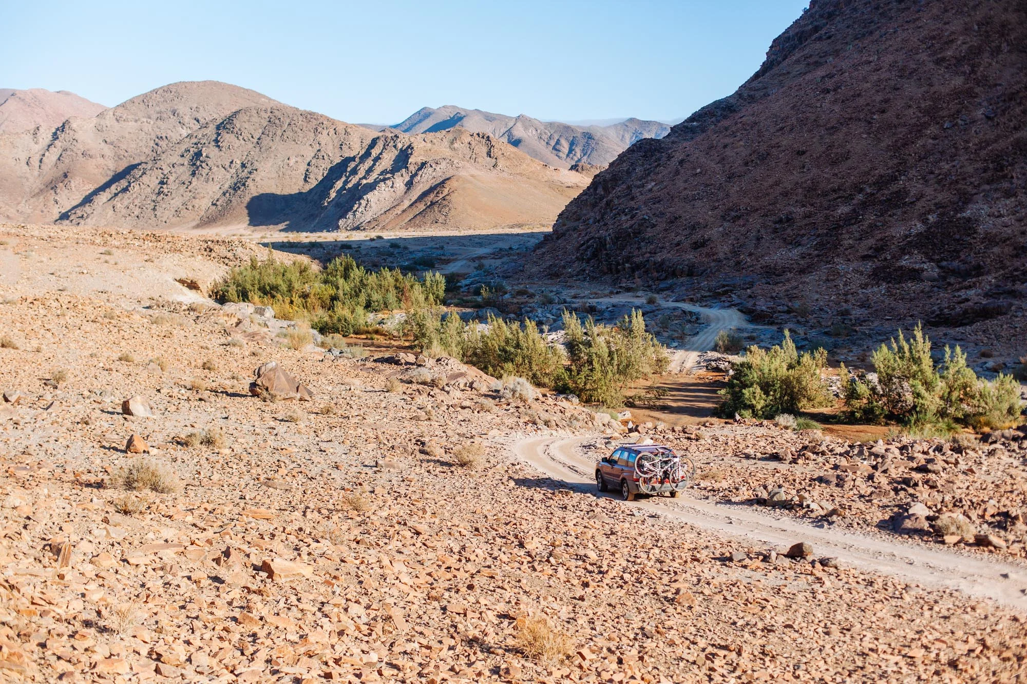 The Richtersveld Transfrontier Park straddles the border of South Africa and Namibia. Rugged and beautiful!