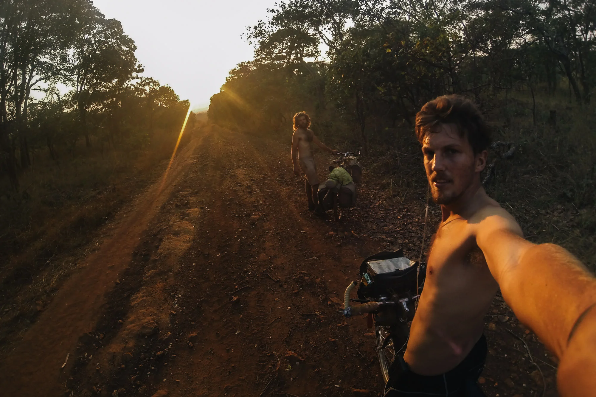 Hot, dirty and sweaty.