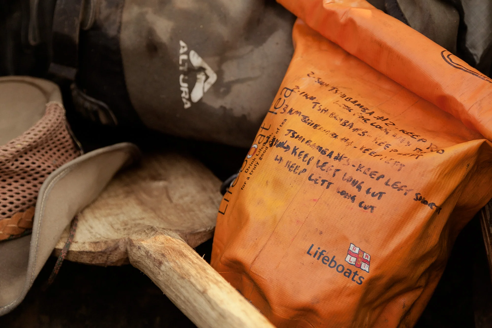 A few bits of advice from a fisherman about the next stretch of the river. After loosing our map on the second day, we were left never knowing where we were. The only knowledge we could garner was from talking in our basic Swahili and French to the fishermen on the river.