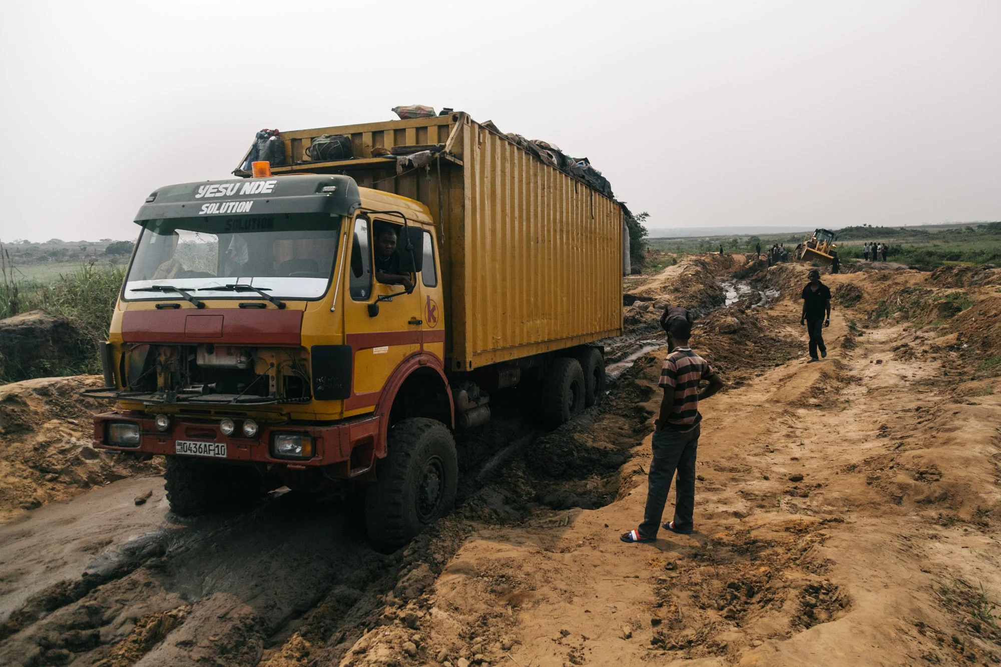 The main road that connects the Congo's fourth largest city (that still remains off the power grid) with its Capital, Kinshasa.