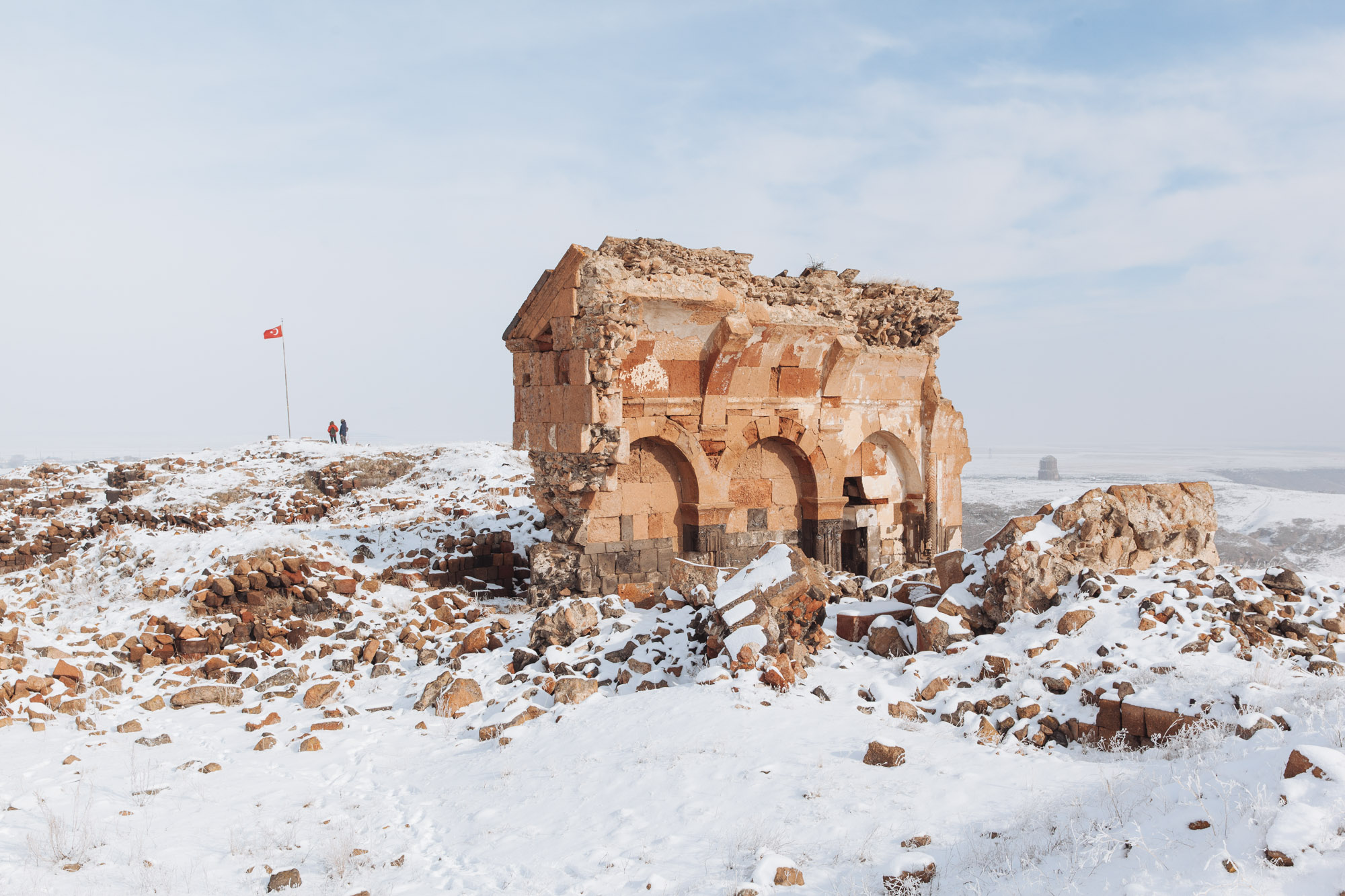 Ani was sacked by the Mongols in 1236 and devastated in a 1319 earthquake, after which it was reduced to a village and gradually abandoned by the seventeenth century.