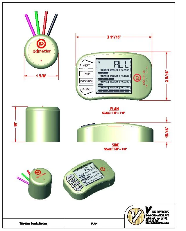 Wireless Steak Thermometer for Admetior