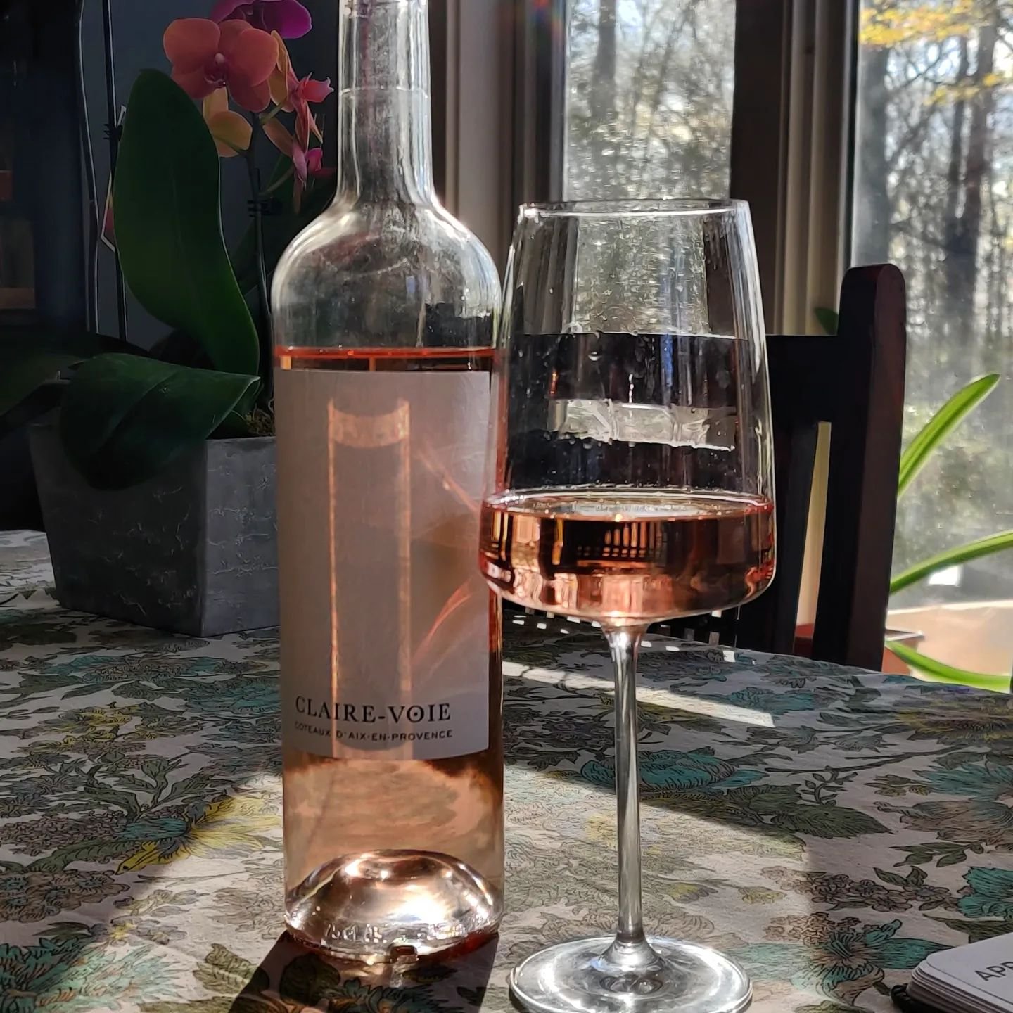 When in doubt about what wine to drink, mother nature will lead the way. When she gives us spring flowers and pink sunsets, the choice is clear.

Claire-voie translates to &quot;clear way,&quot; or, &quot;clear path&quot; in french, and is named afte