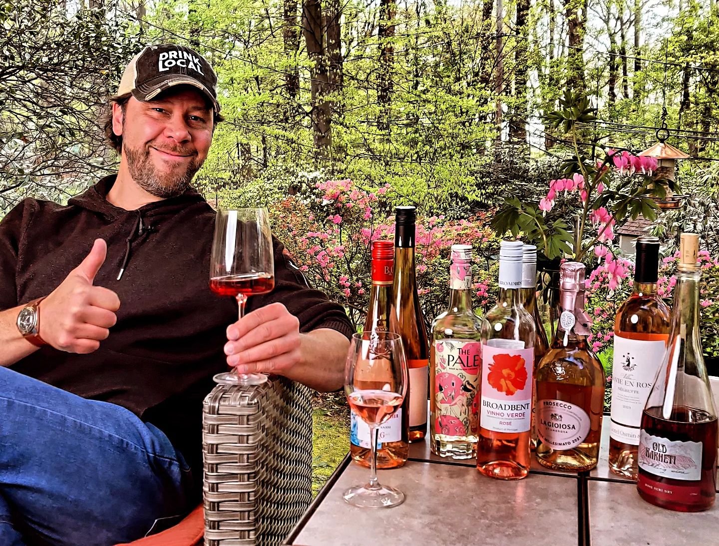That's a lot of wine there... Thanks @telestrat1 for helping me shoot some new videos this past week! I've finally got a few new ones on deck for the Wine Living channel! Stay tuned... new vids drop this week.

See you soon! #🍷❤️ #ros&eacute;wine #v