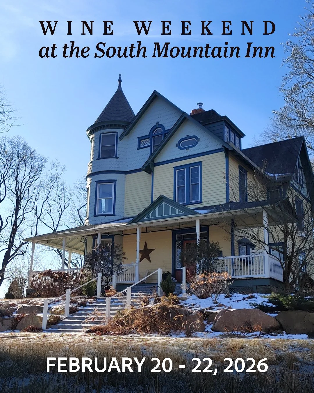 The first pour of 2026 is almost here! 🍷✨

Join us February 20th&ndash;22nd for an exclusive Wine Weekend residency at the stunningly renovated South Mountain Inn in Wernersville, PA. This isn't just a tasting&mdash;it&rsquo;s a three-day immersion 
