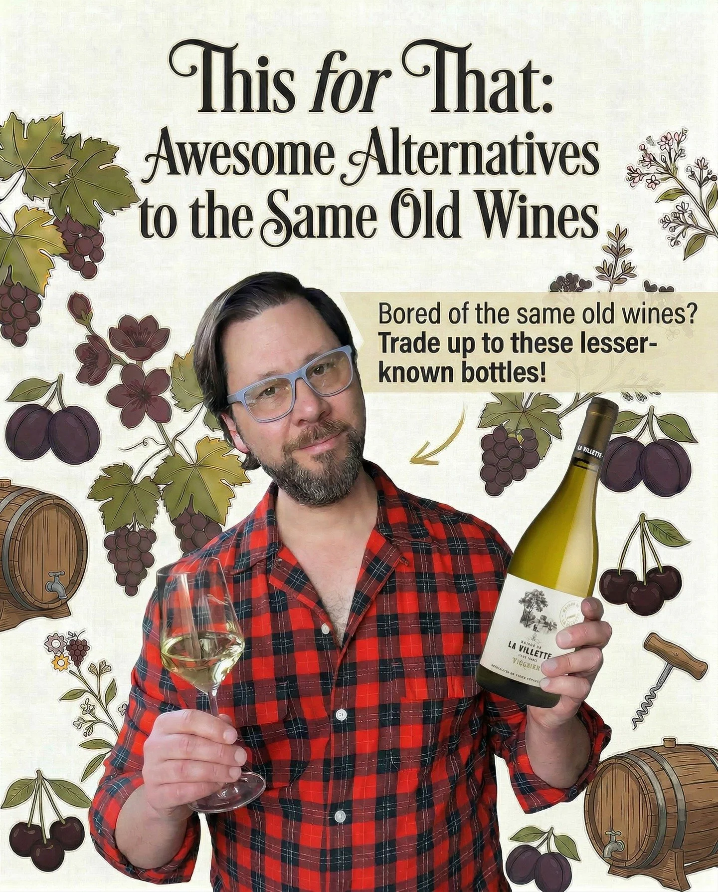 Looking for something new? Last week in our #virtualwinetasting we explored some awesome alternatives to the same old same old. Here's what the group learned:

🥂 Like Chardonnay or Pinot Grigio? Try French #viognier. Native to France's Rhone Valley,