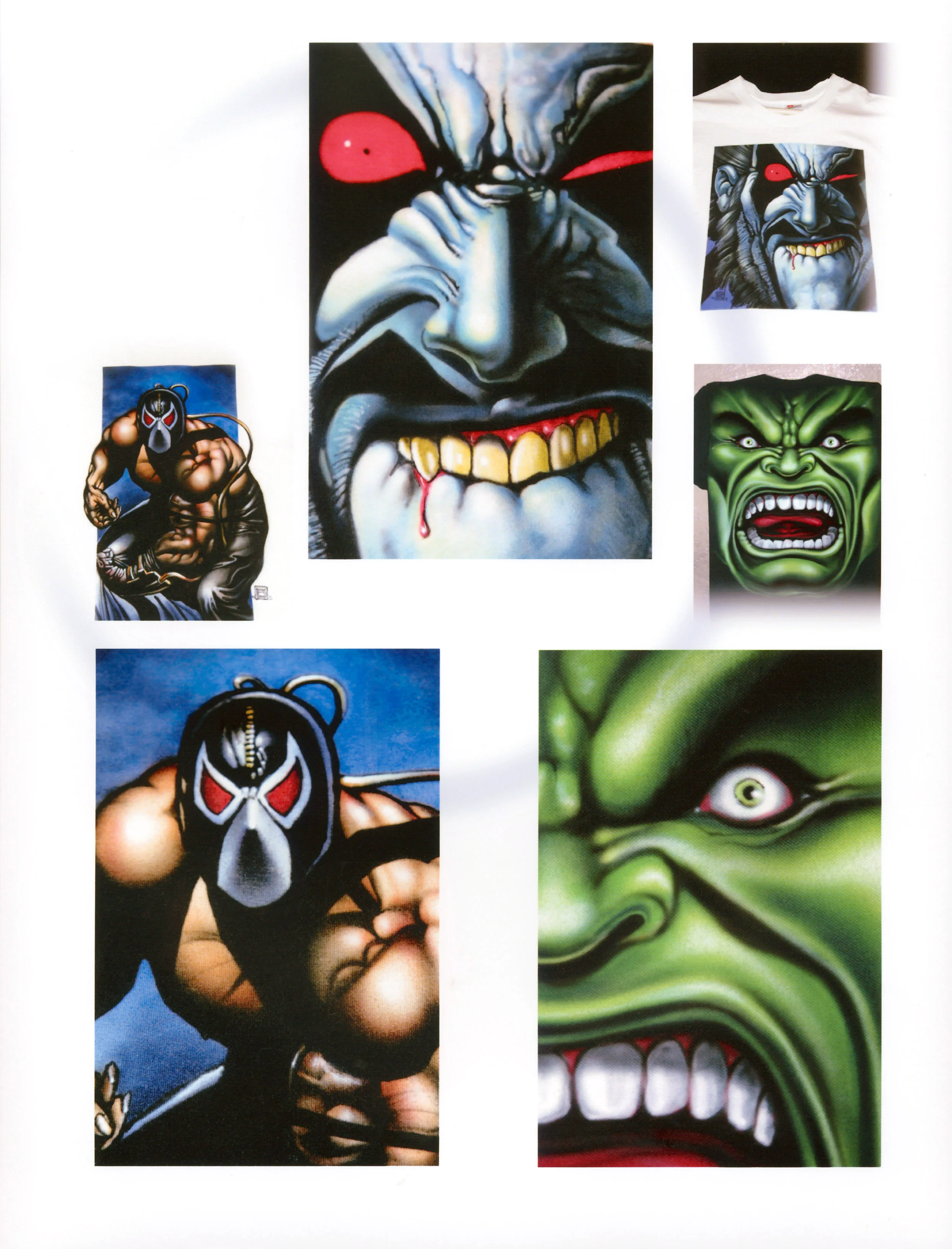 Airbrush work on Fabric