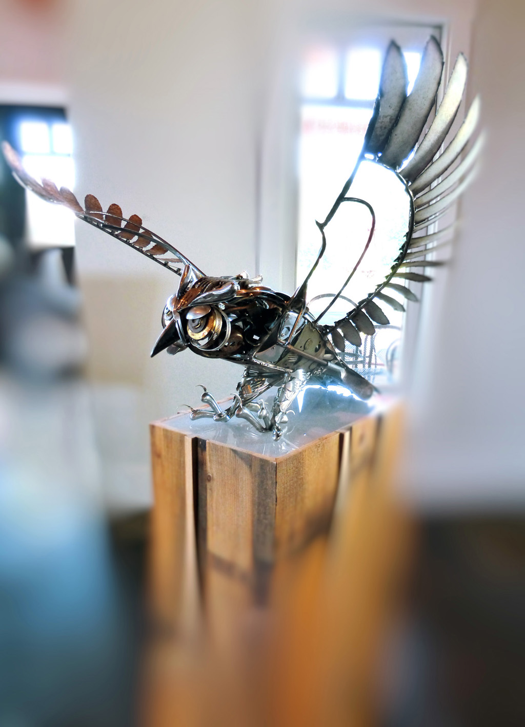 2013 photo taken at Silver Creek Vineyard in Nebo NC at the sculpture unveiling.