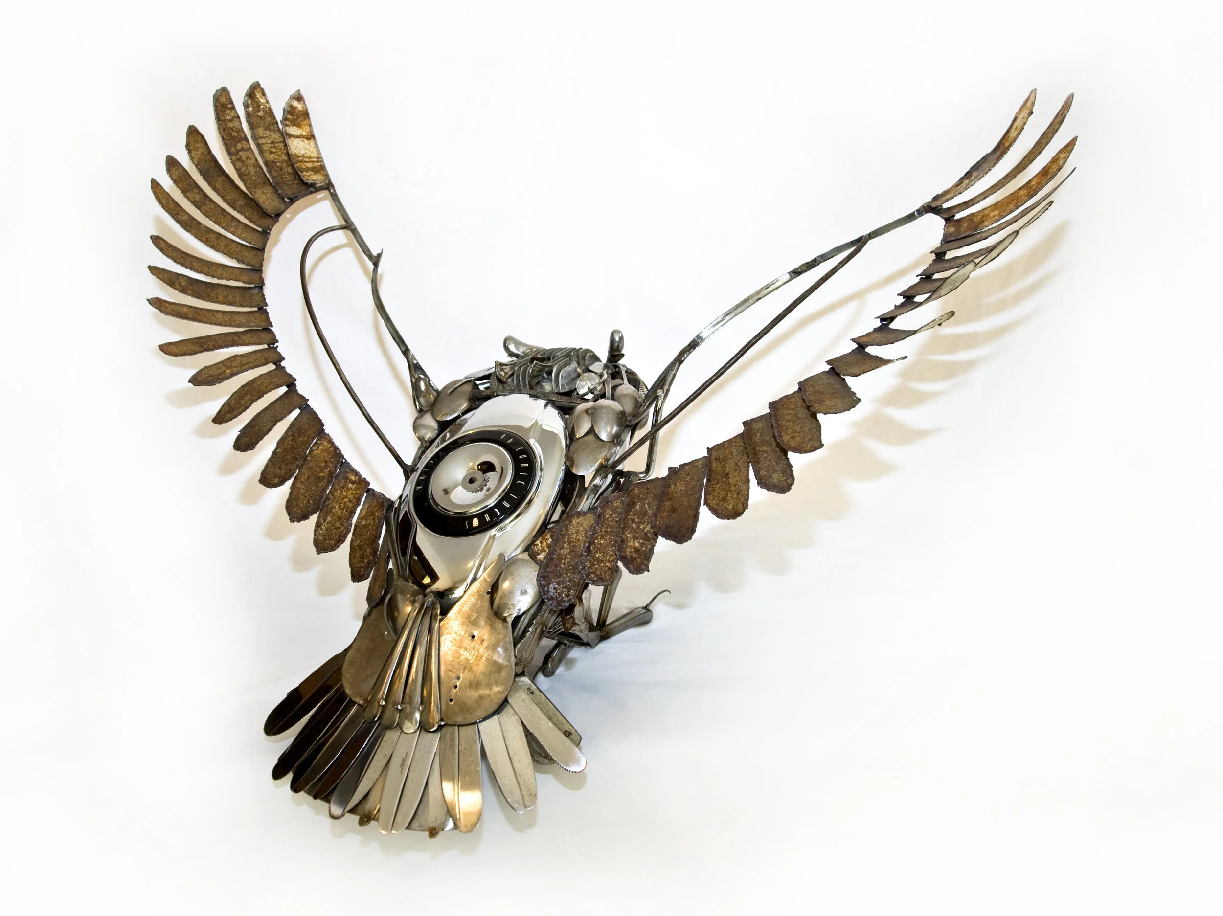 There are many more items on "Jim's Owl" and each one has its own story to tell. A collection of memories from the past united together, they take on the form of the wise, fearless, courageous owl...which is how she sees the man whom she married.