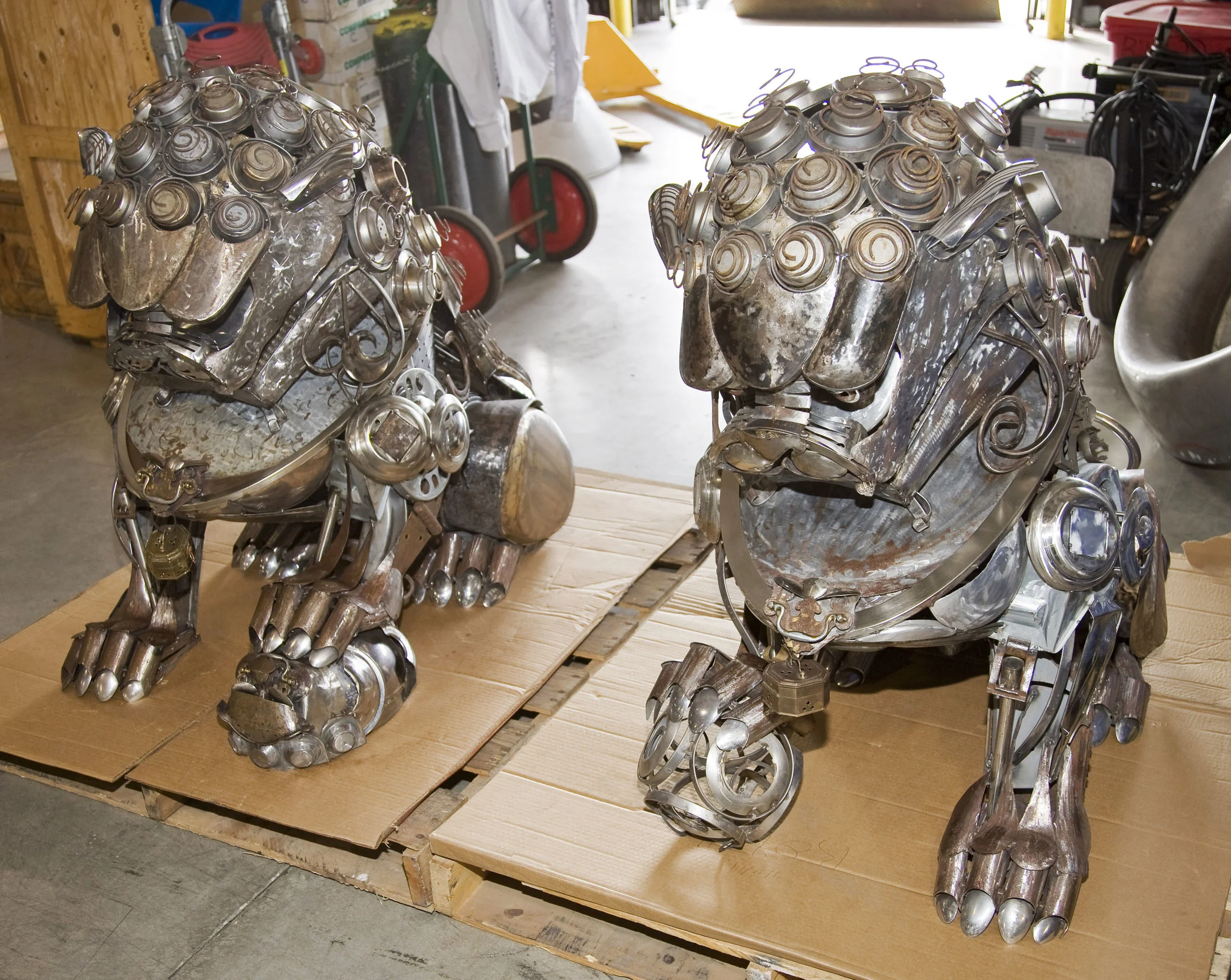 2016 Foo Dogs as a completed pair.