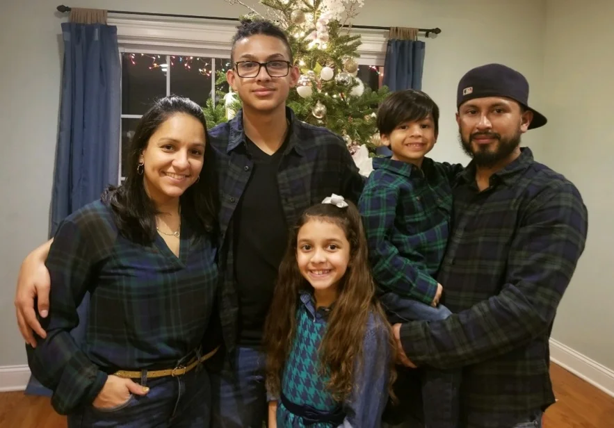 Meet the Estrada Family: Hans Estrada is pictured here with his wife Alicia, son AJ, daughter Jalexci, son Hans Jr aka Dinho. His oldest daughter (not pictured) Arianna is in the Air Force overseas.