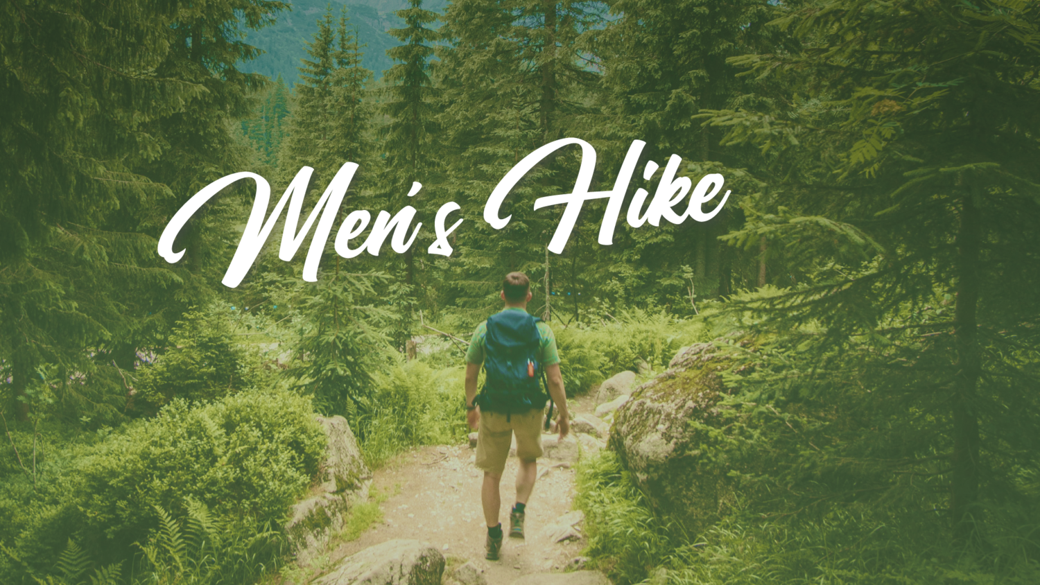 Blueprint facet sammensnøret Men's Hike — BridgePointe Christian Church