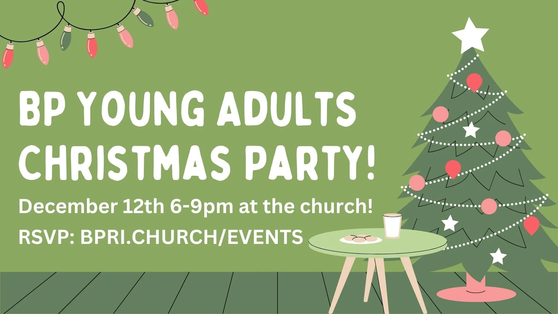 BP Young Adults Christmas Party