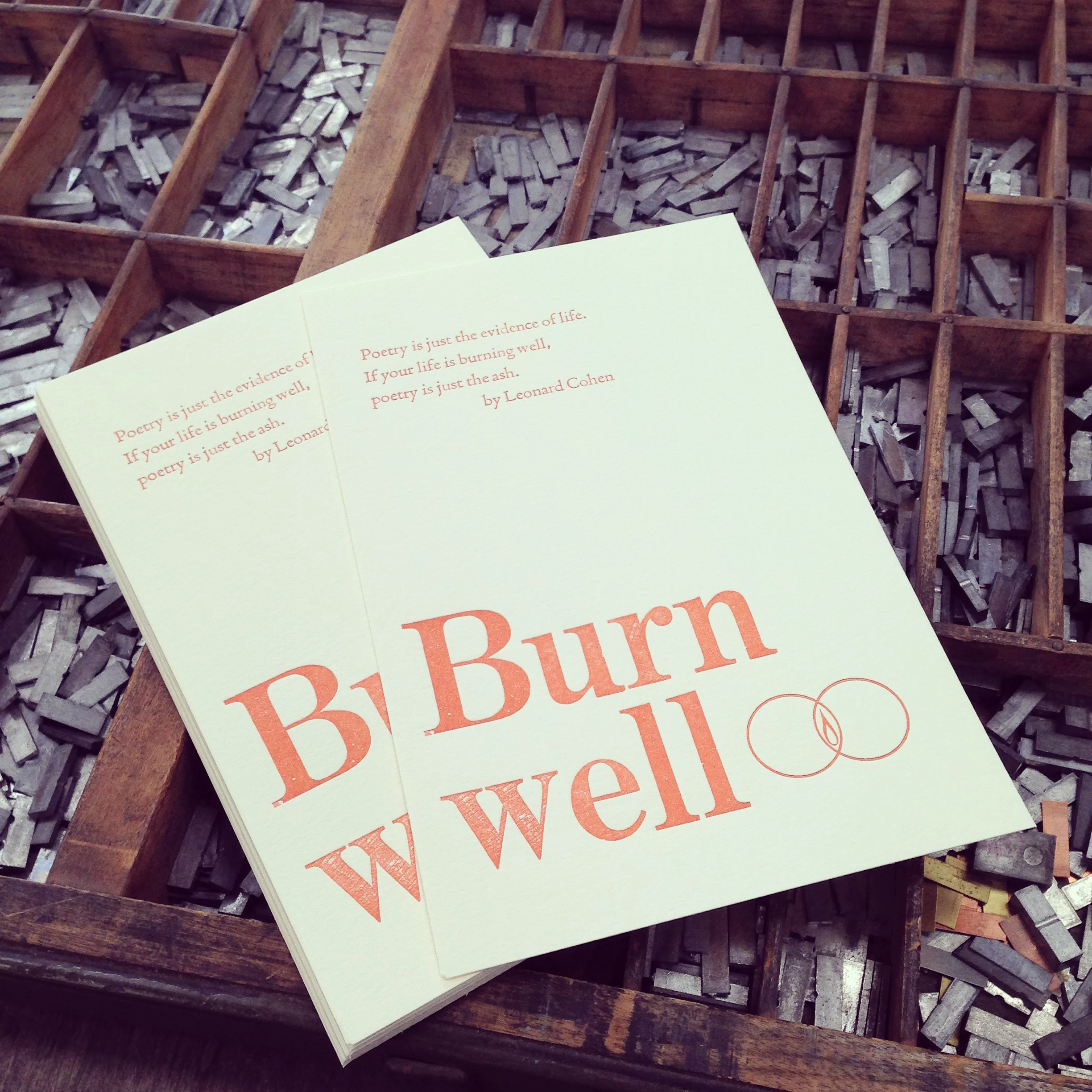 Letterpress Is a Slow Paced Way to Practice Graphic Design