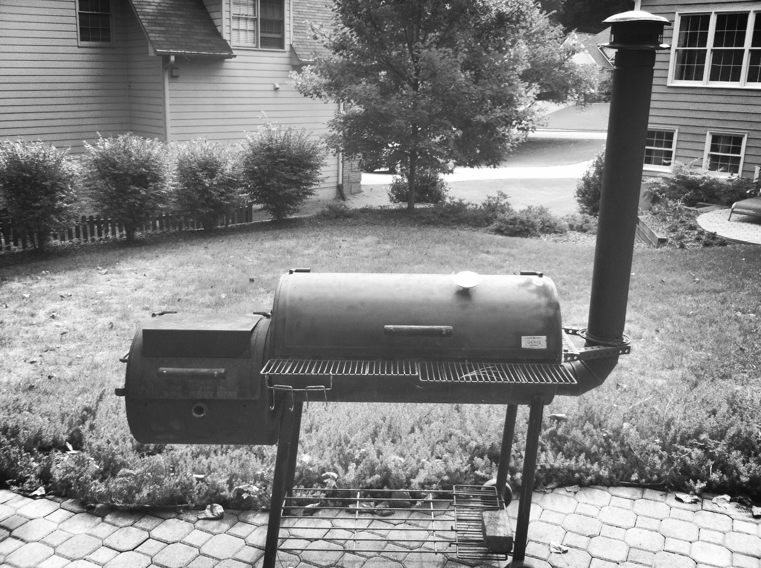 Pete's original smoker, 15 years ago