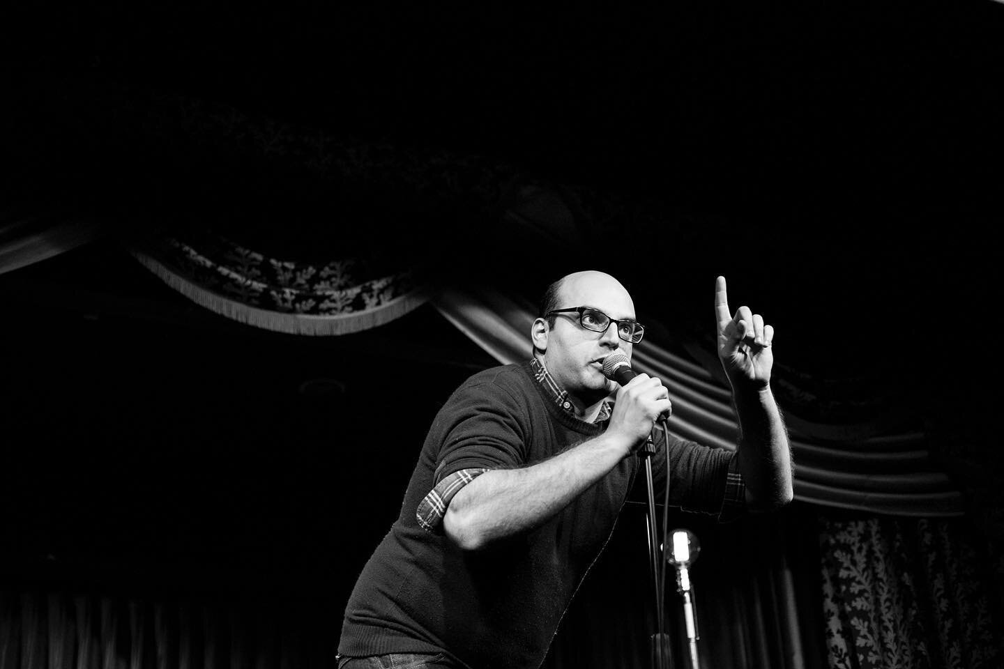 A great point with @hrrairr #SuperSeriousShow 📷 @calliebphoto