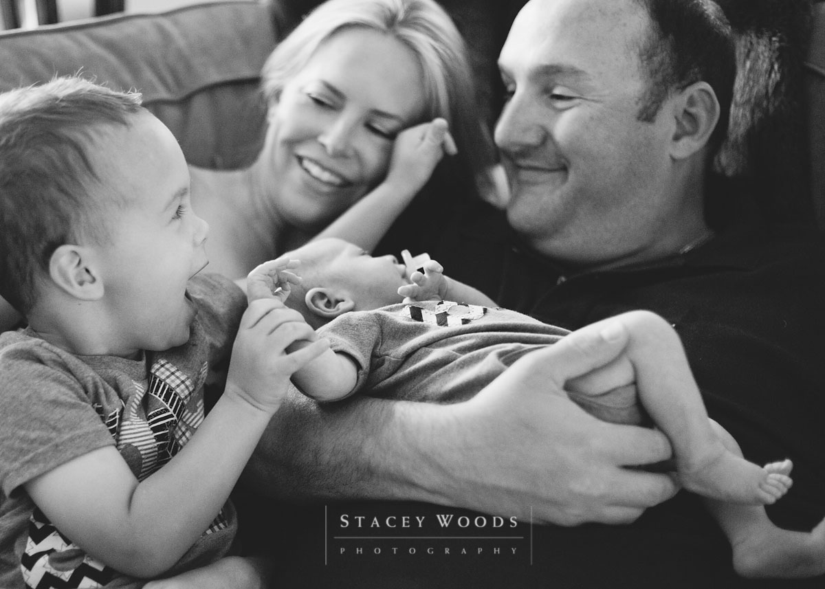 family newborn family photography by Stacey Woods