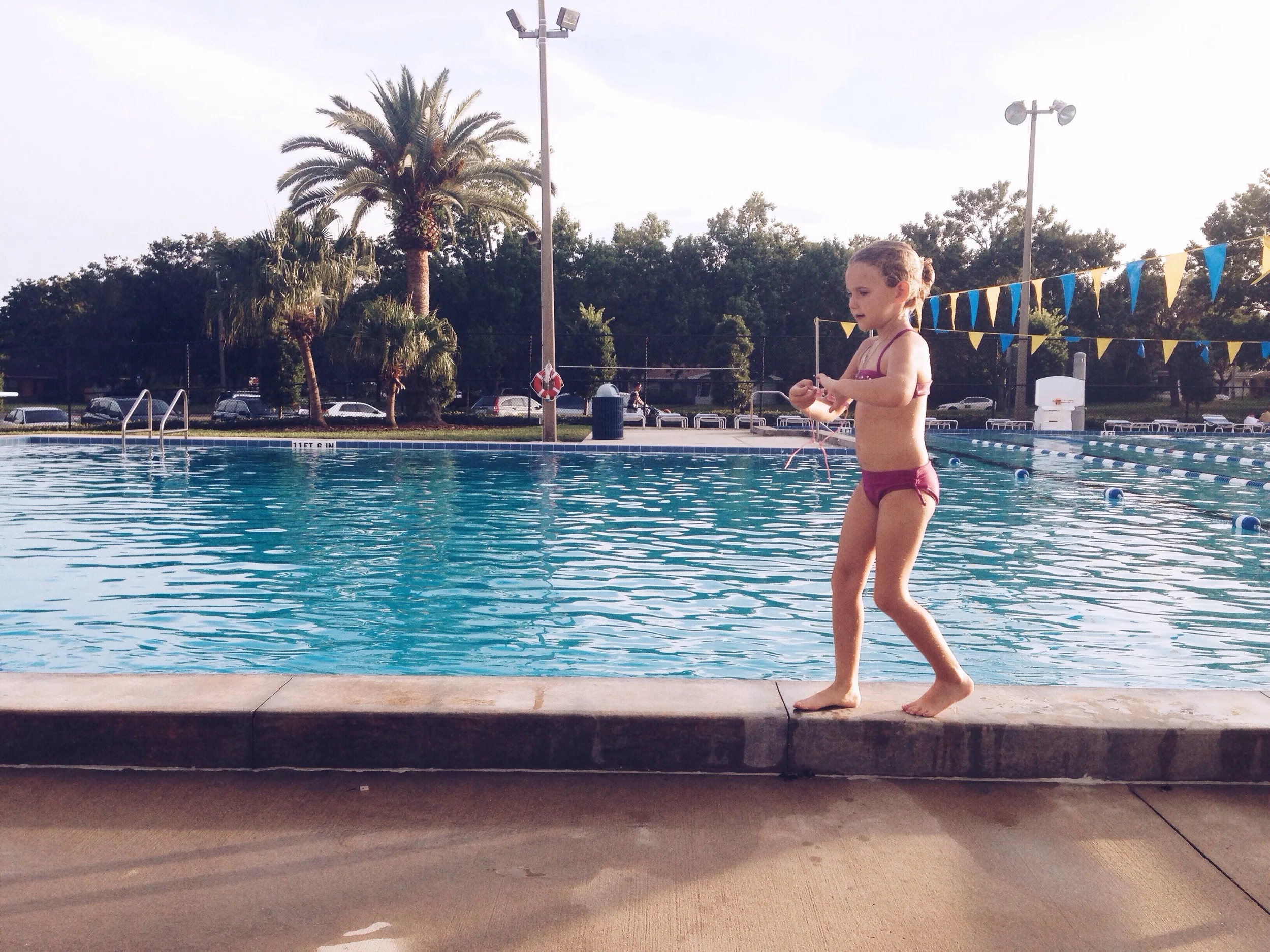 Neighborhood Pool, by Stacey Woods