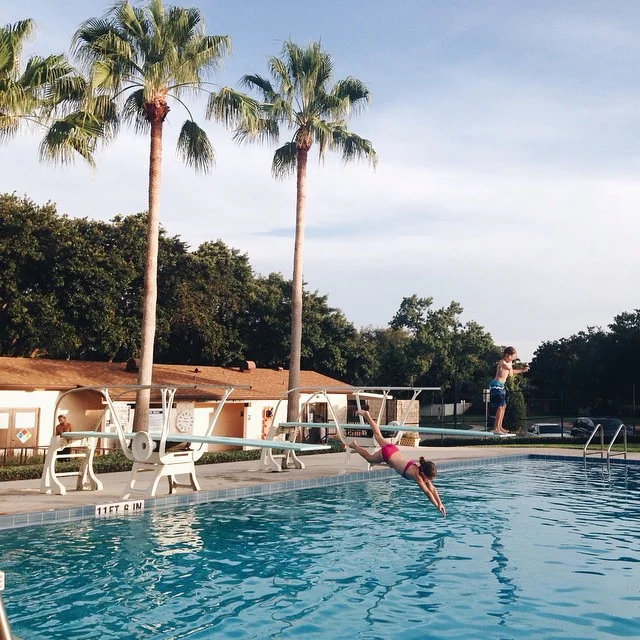 Diving Board, by Stacey Woods