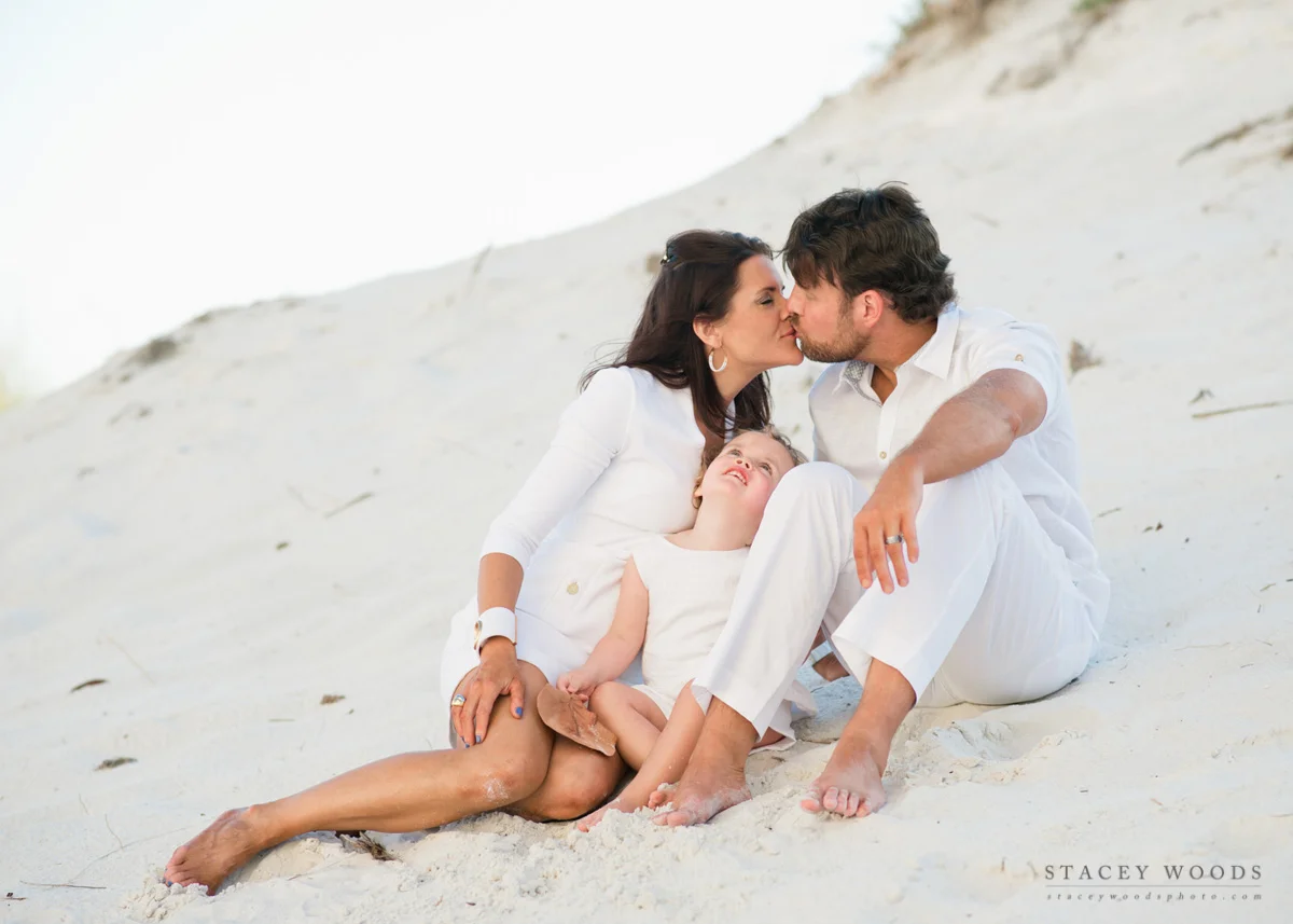 Family on the Dunes, by Stacey Woods