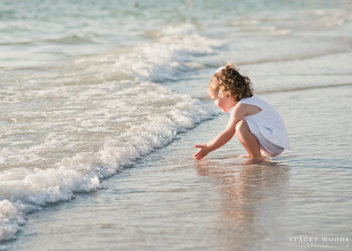 Catching a Wave, family beach photography by Stacey Woods
