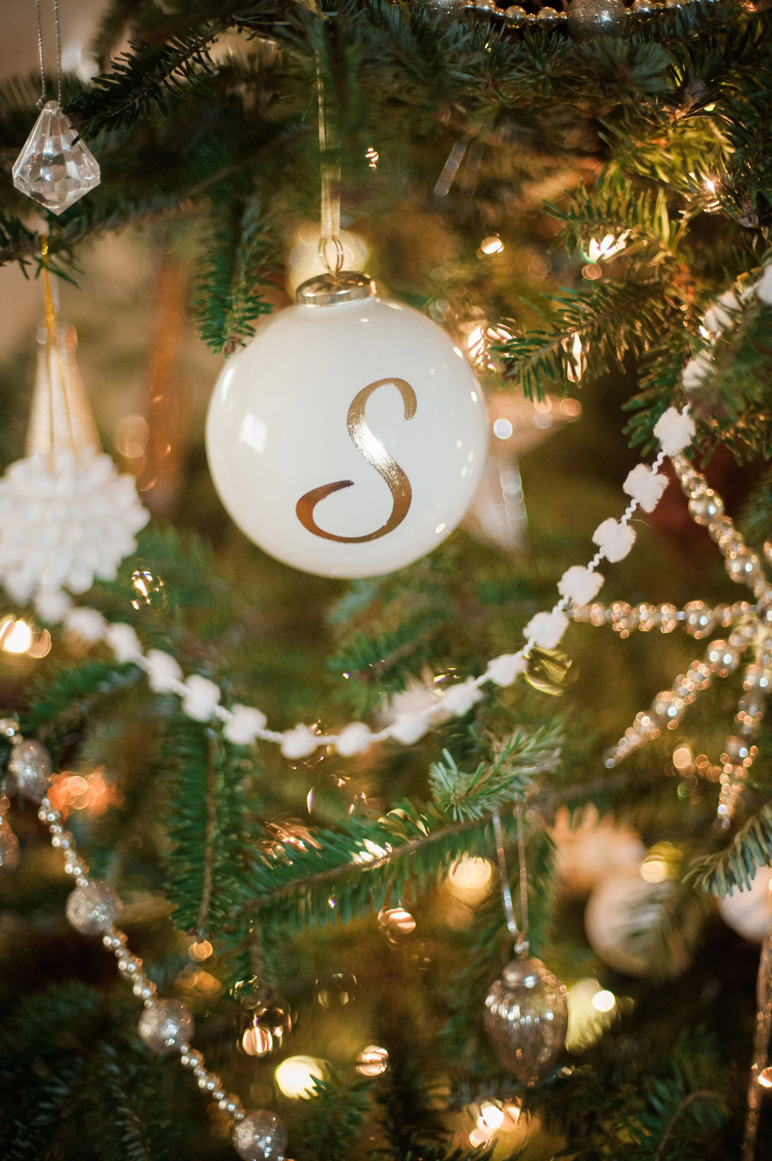 Christmas Ornament on tree