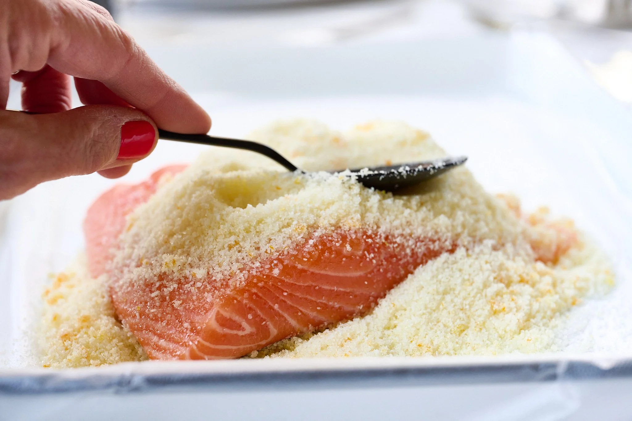  Citrus cured salmon. 