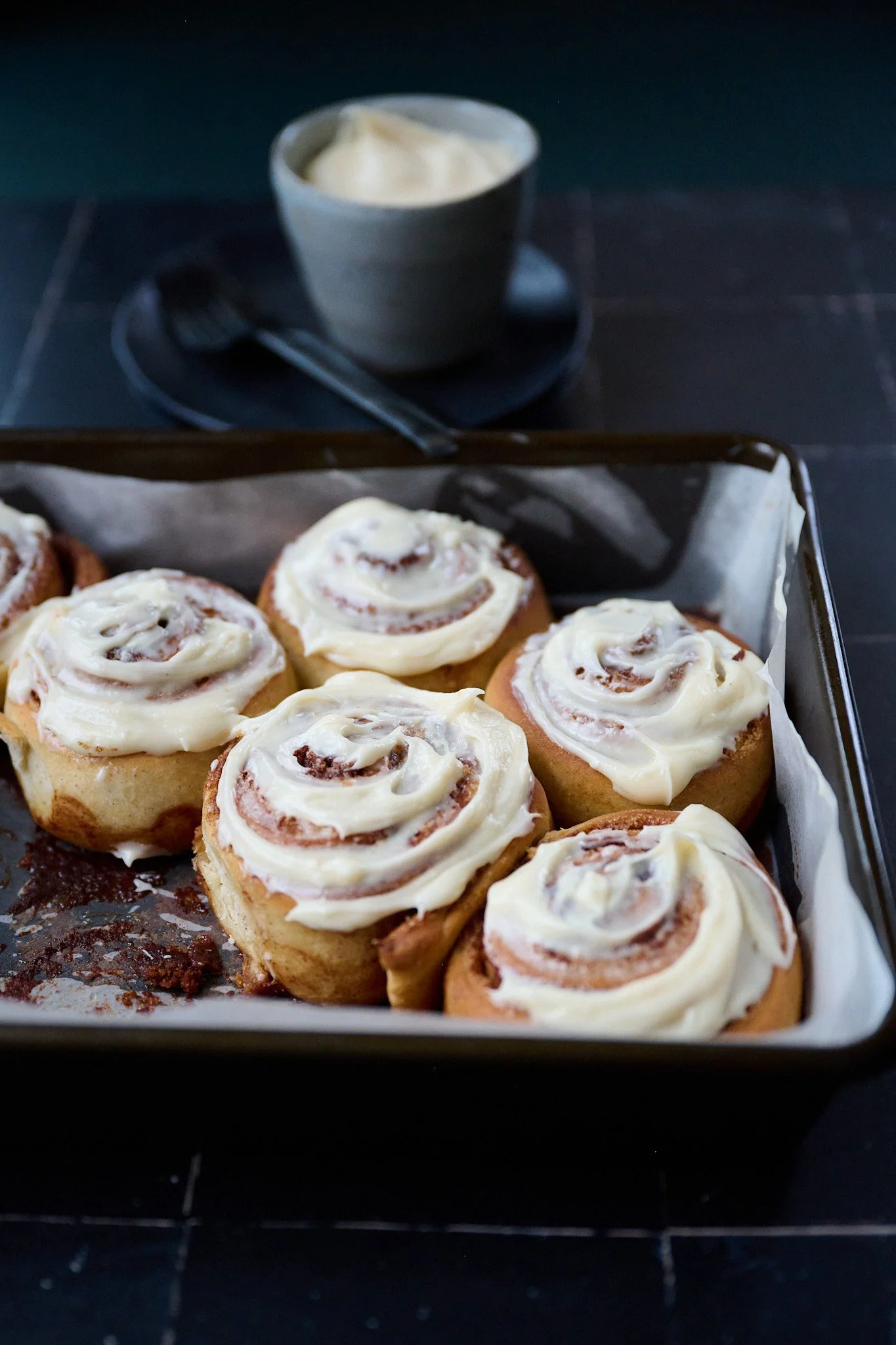  Cinnamon rolls. 