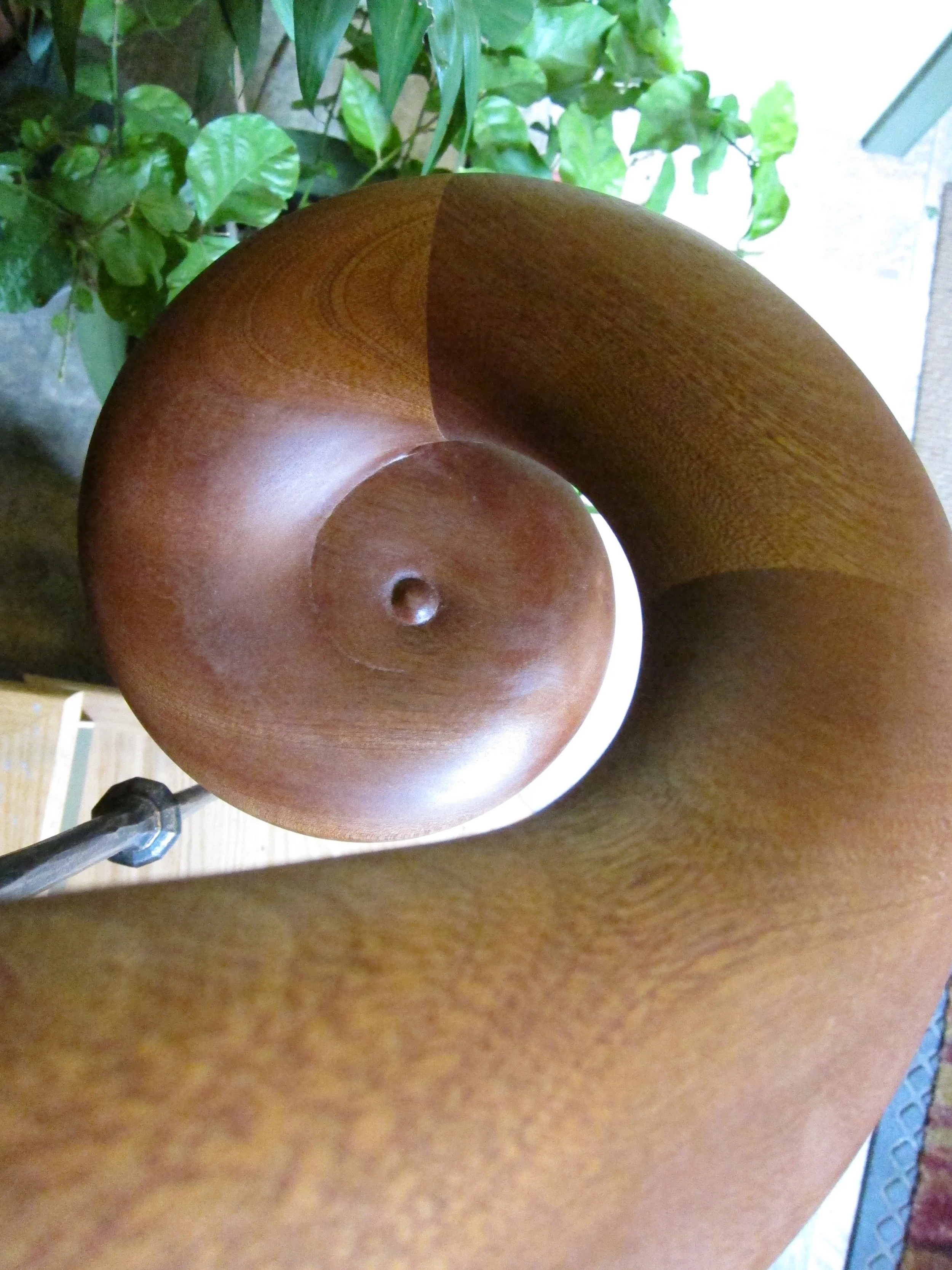 Oval Plan, Oval Sapele Handrail