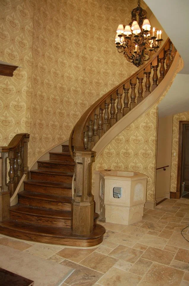 Wide White Oak Rail