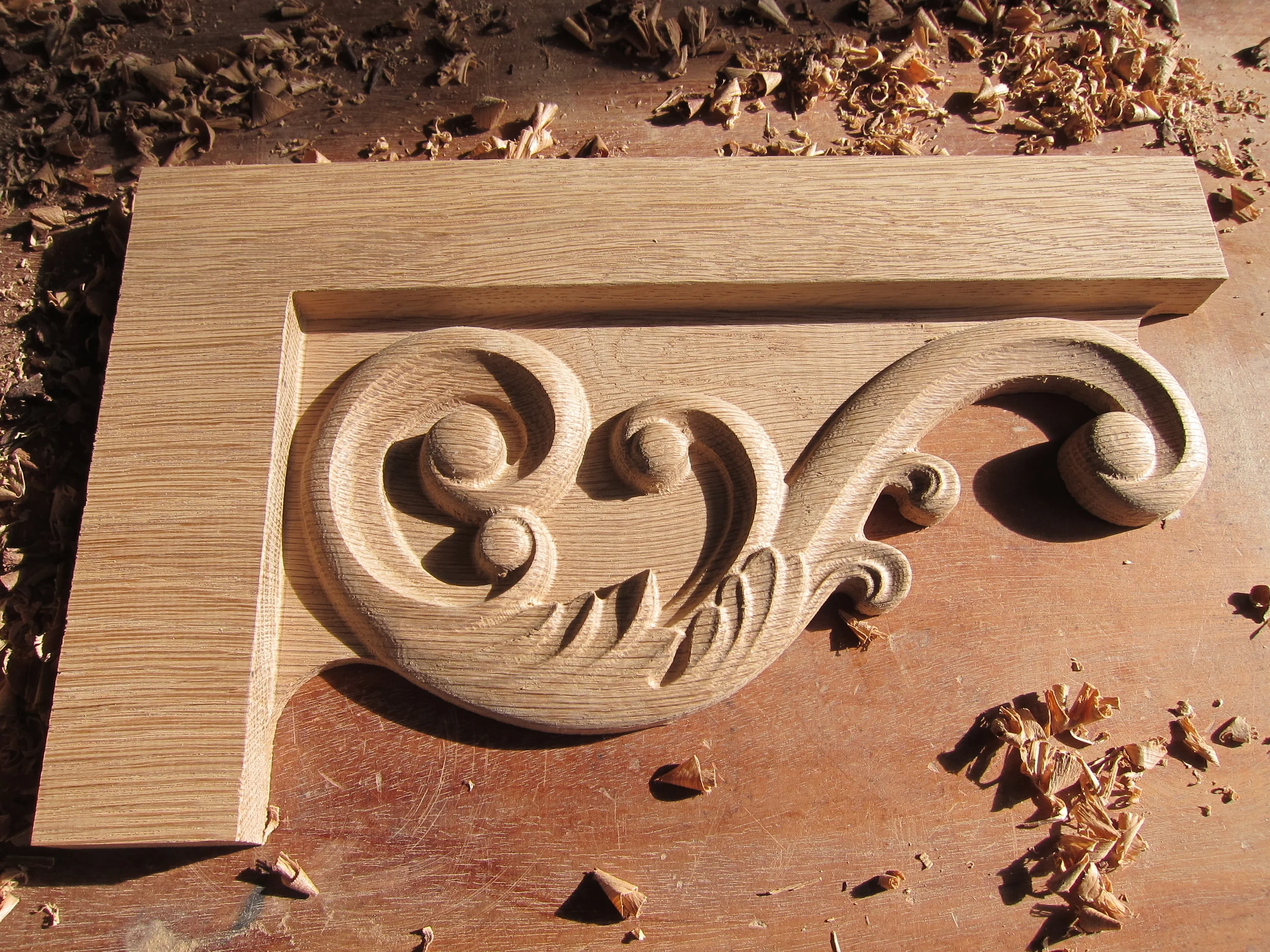 Stair Bracket, White Oak