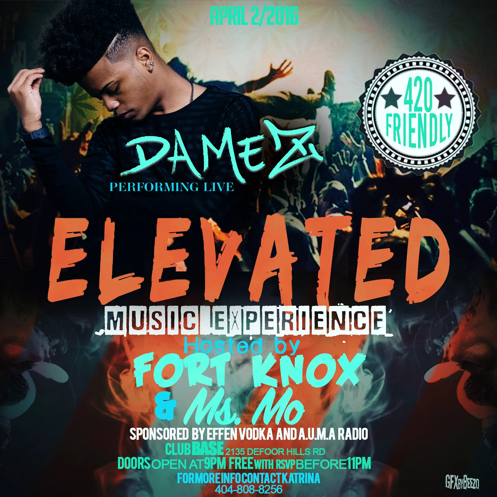 Damez Performing at Elevated Music Experience!