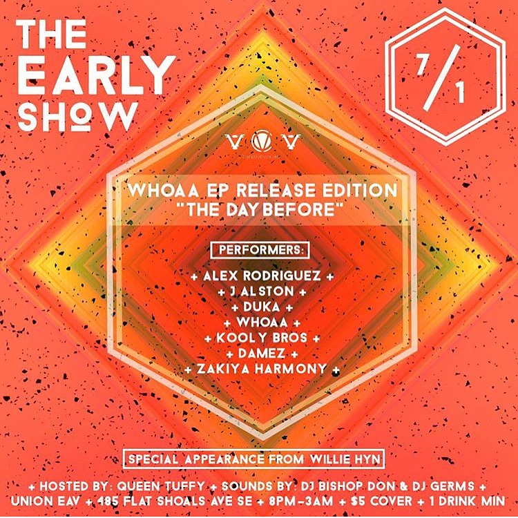 Damez Performing at Union EAV for The Early Show!