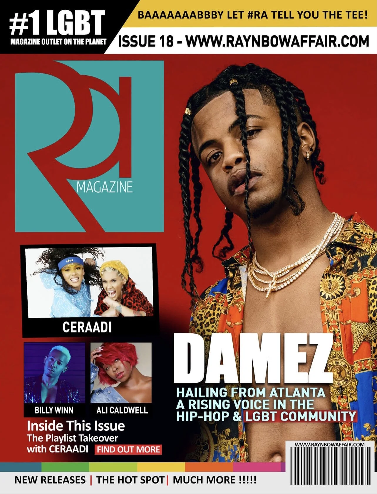 Damez Lands His First Magazine Cover!