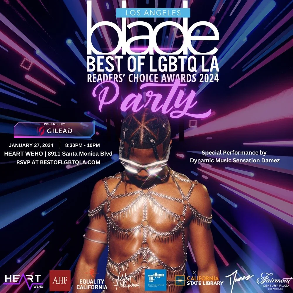Los Angeles! Damez Performing at LA Blade's "Best of" Party