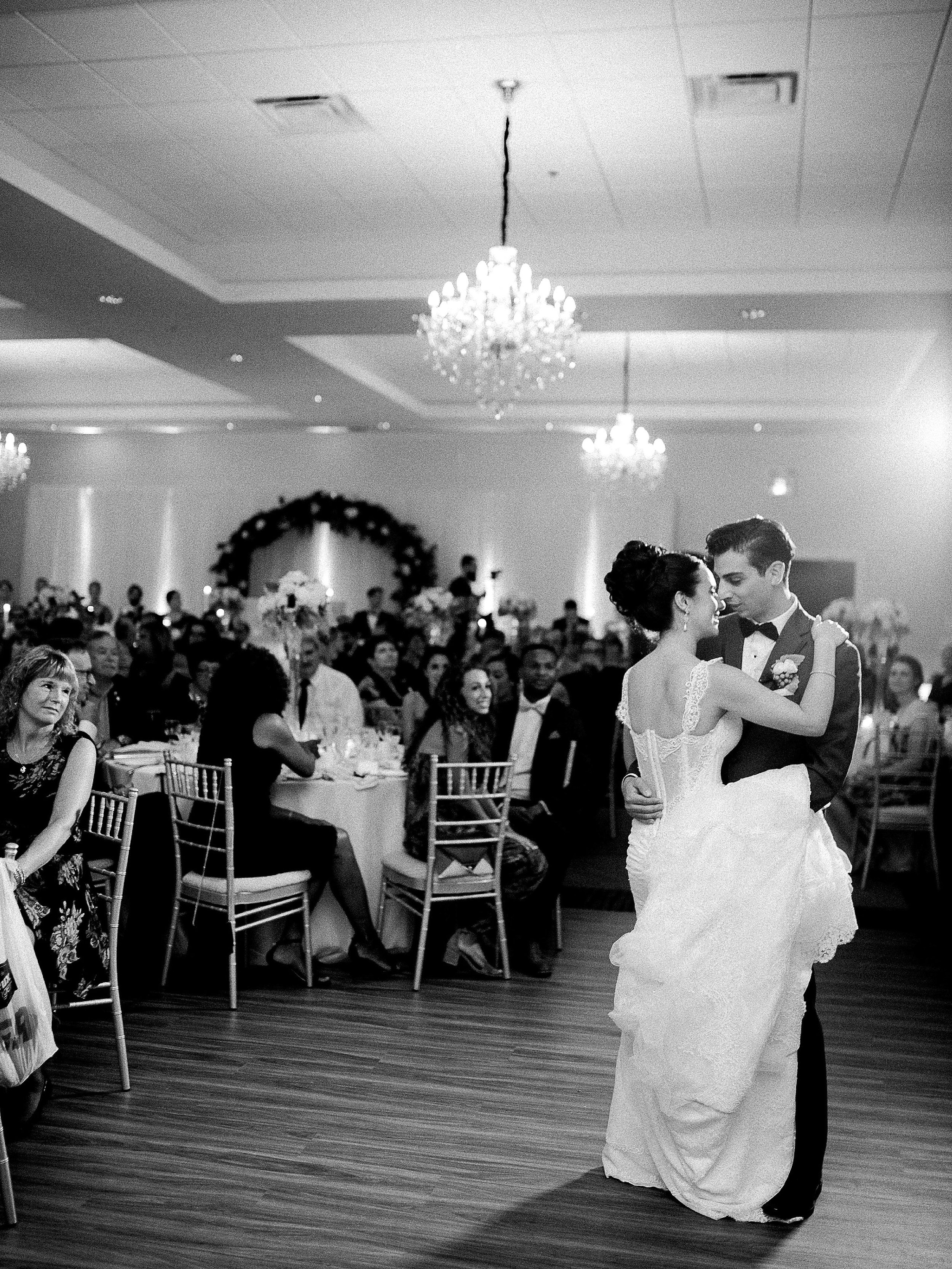 First dance as bride and groom | photographed by Toronto Ontario Wedding Photographer Keila Marie Photography