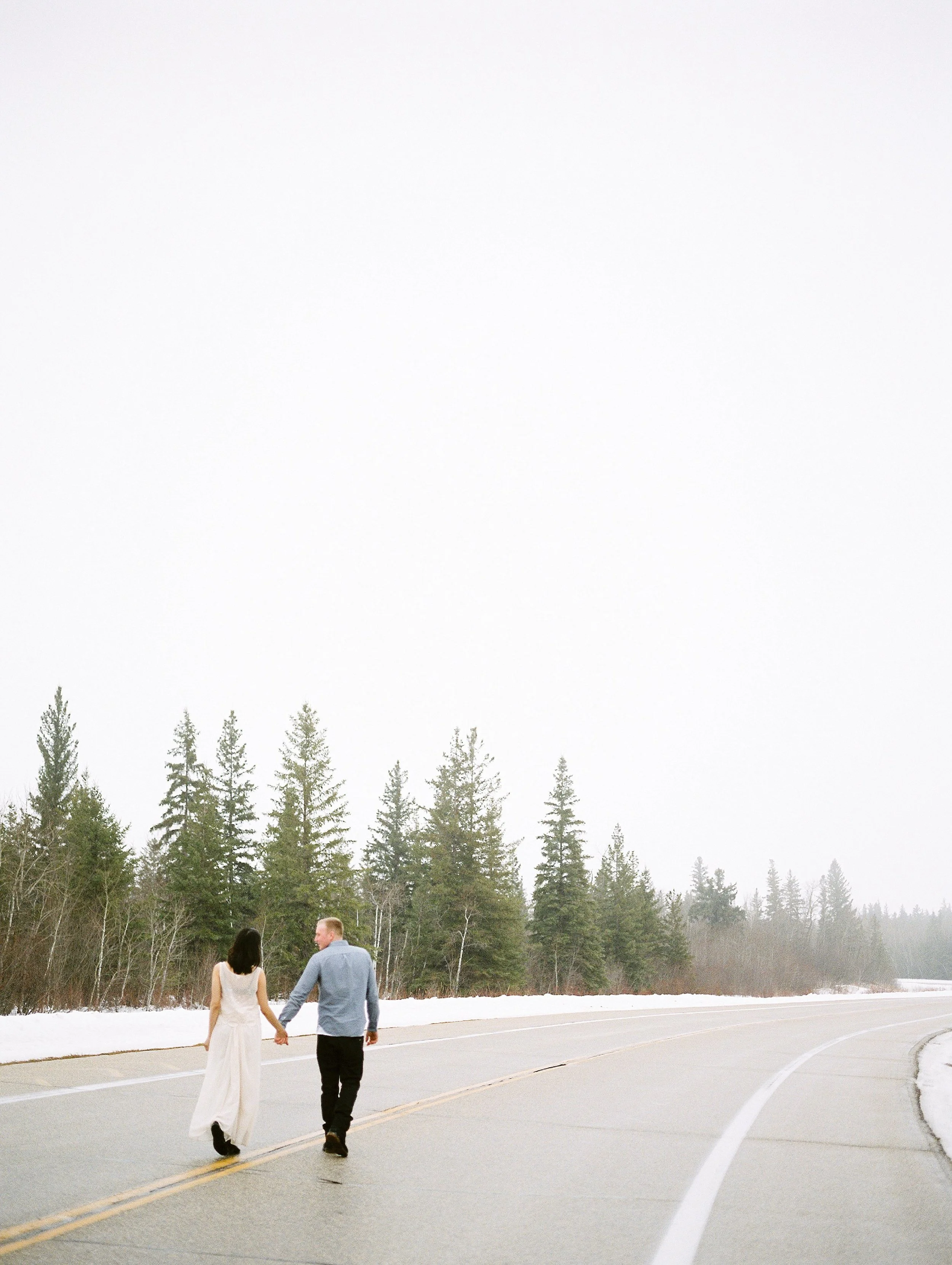 couples photoshoot in winter | photographed by fine art film photographer Keila Marie Photography