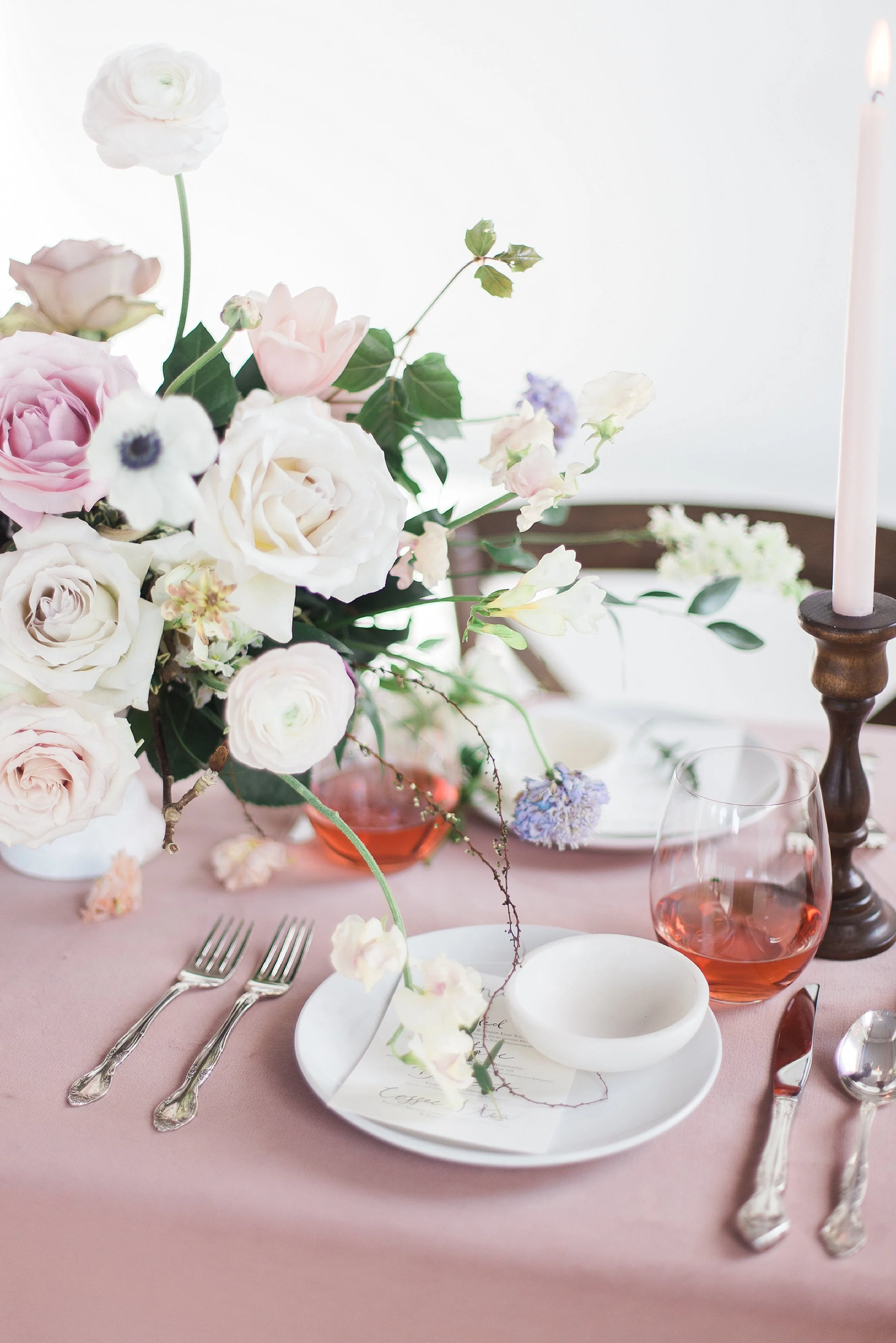 Winnipeg Wedding Photographer Keila Marie Photography | Academy Florist styled shoot | Spring Blush Pink Wedding Theme Table