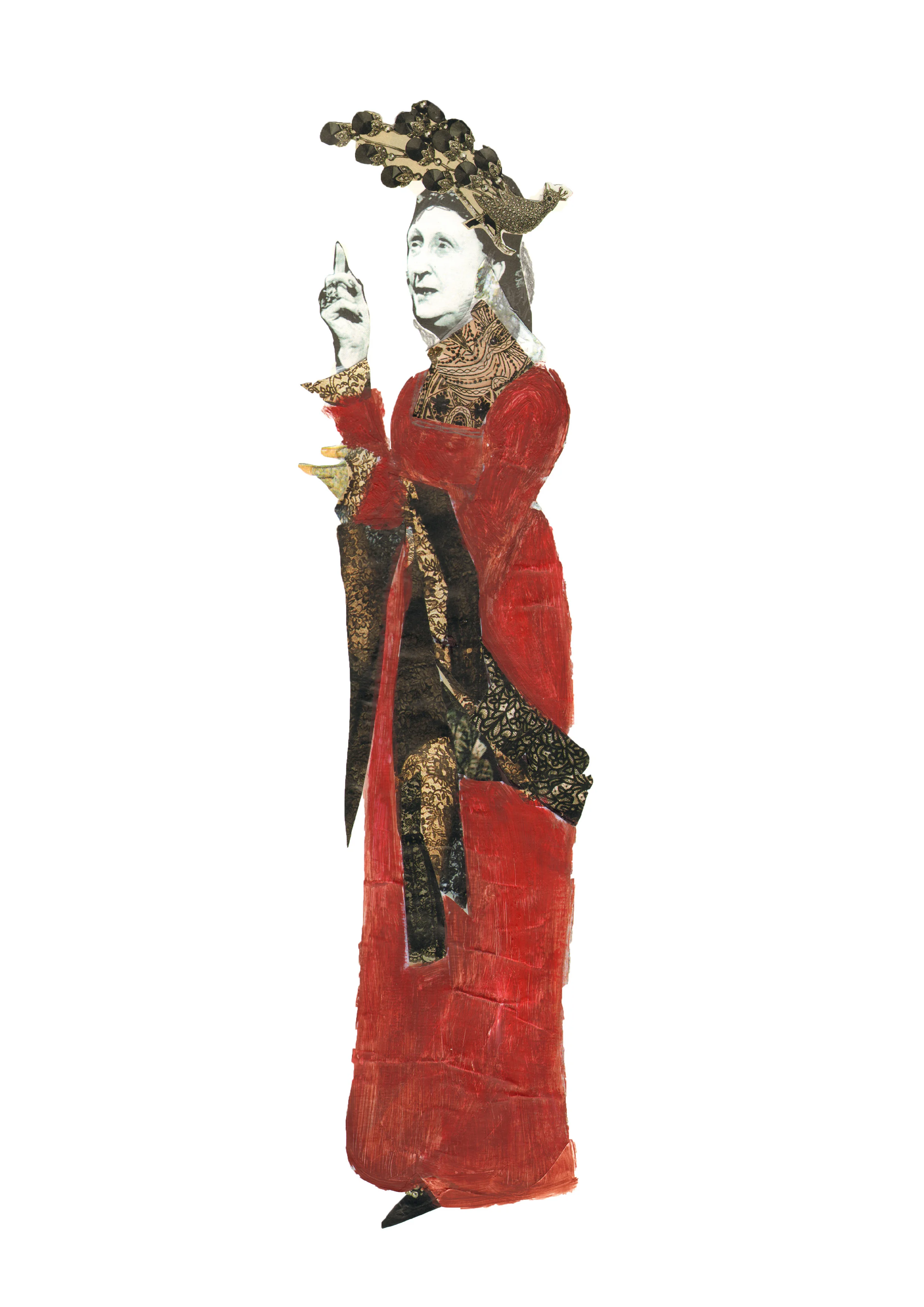 Lady Catherine costume drawing
