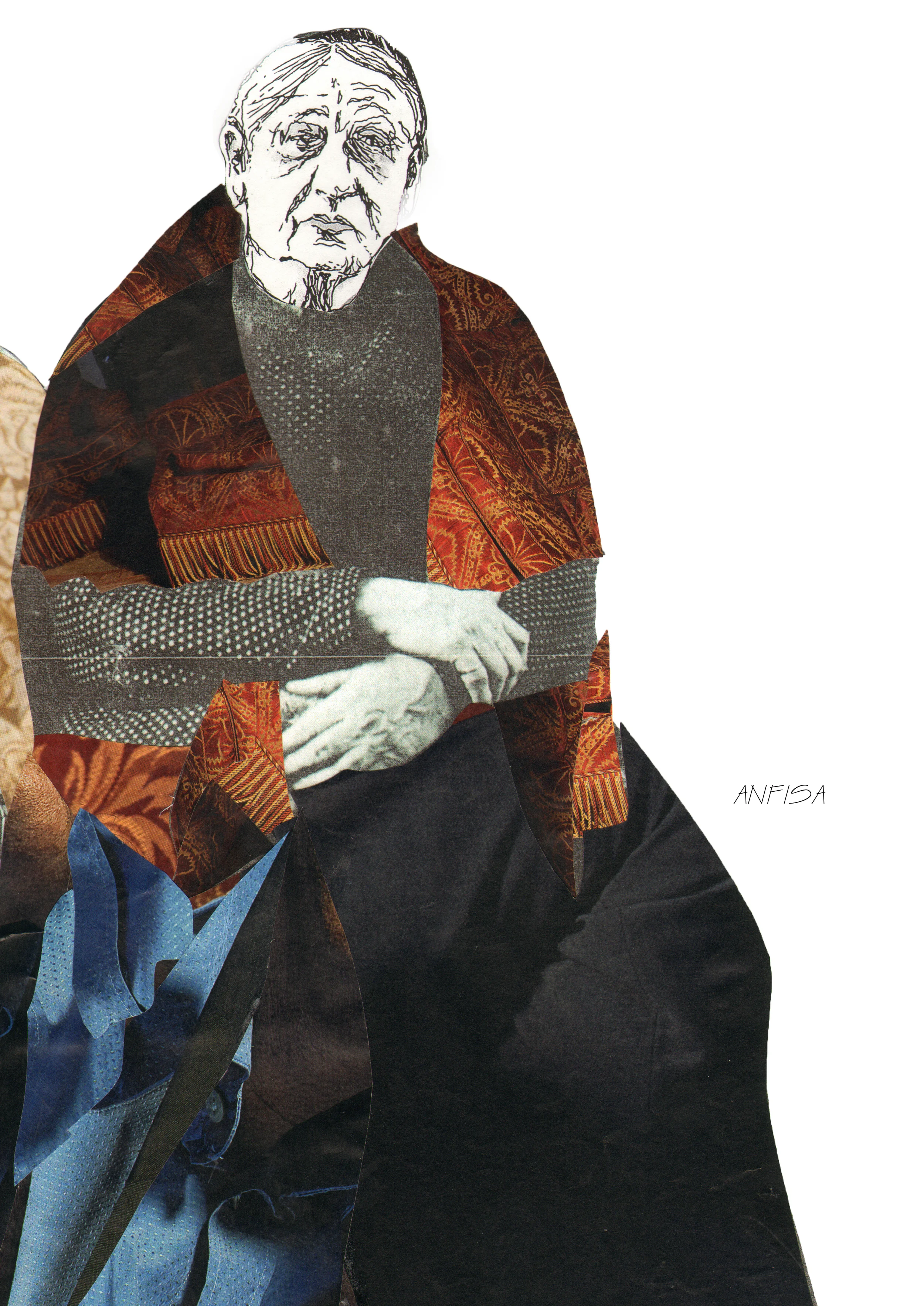 Anfisa costume drawing