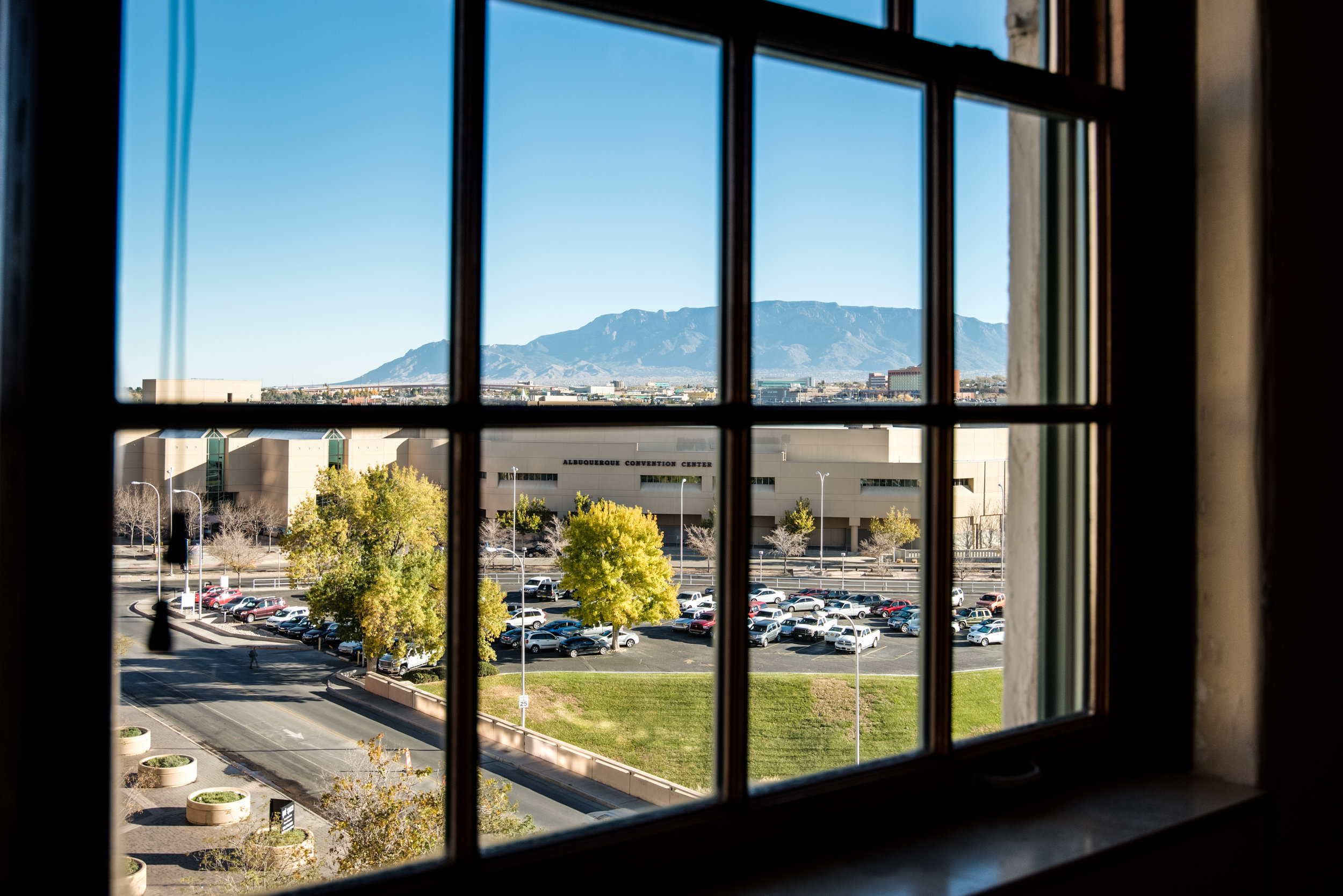 Sandia Peak from our room