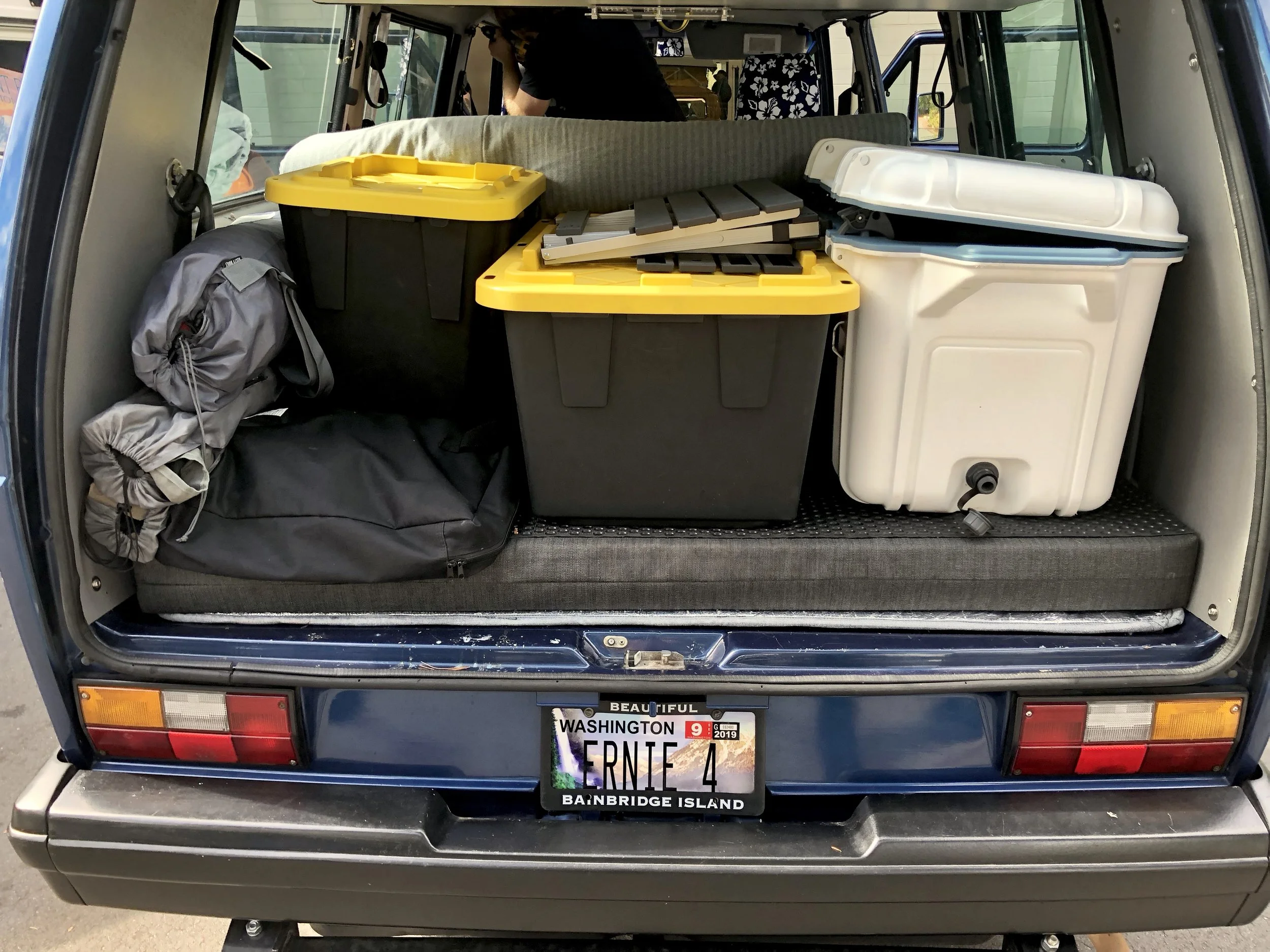 Pacwesty helped by having everything neatly packed away in bins.