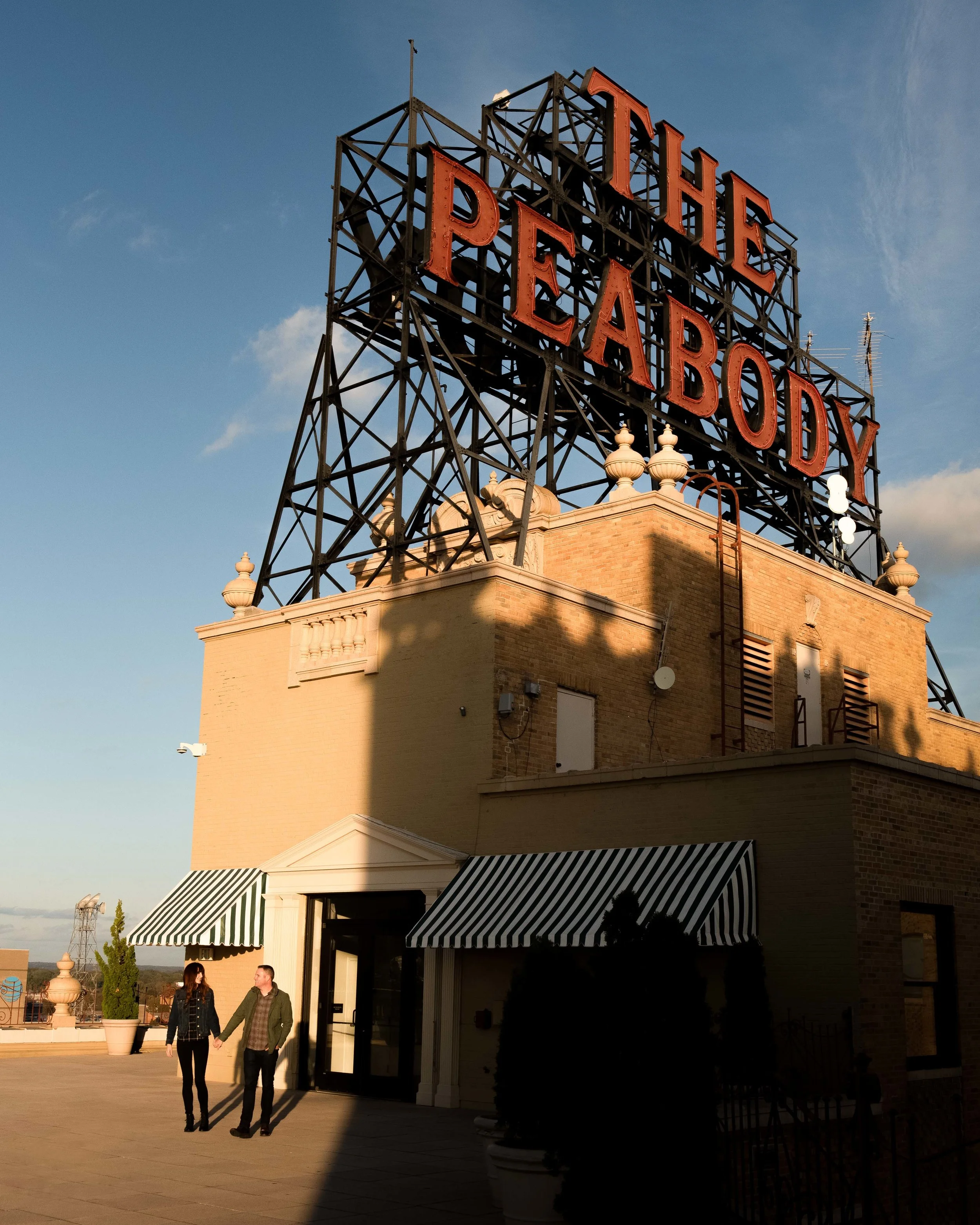 From the roof of The Peabody Memphis.