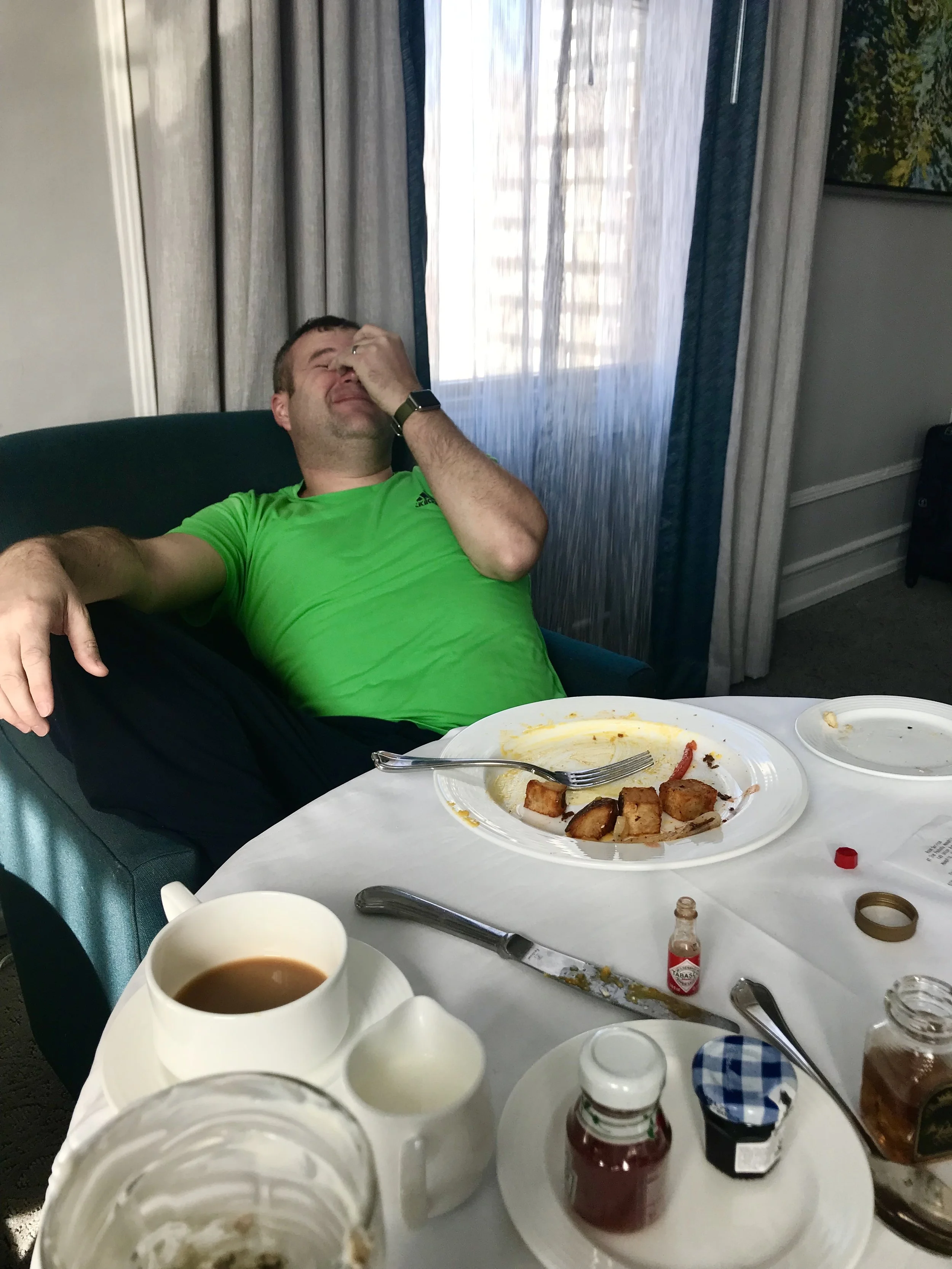 This is how you feel when all you eat is meat.