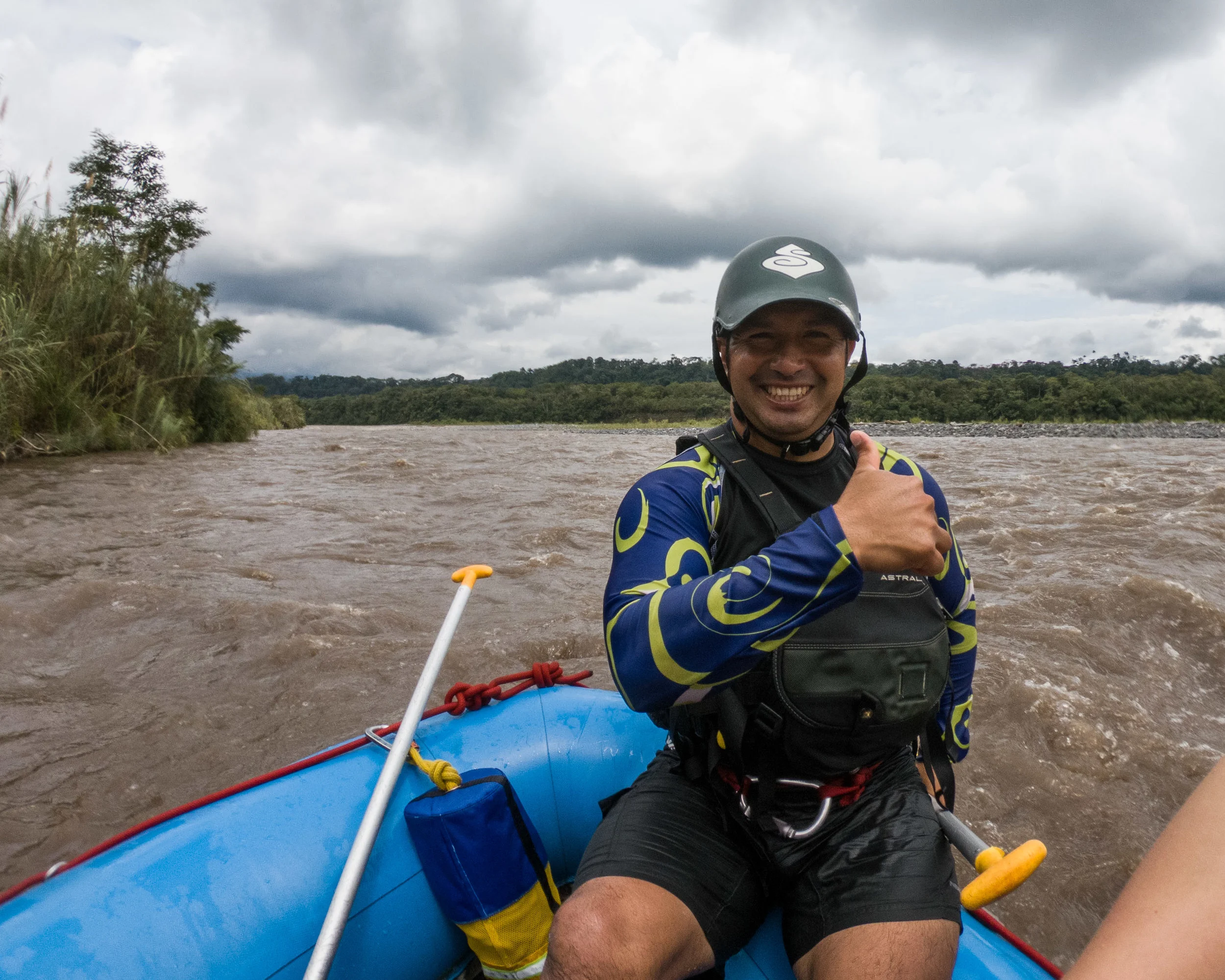 Our rafting guide.