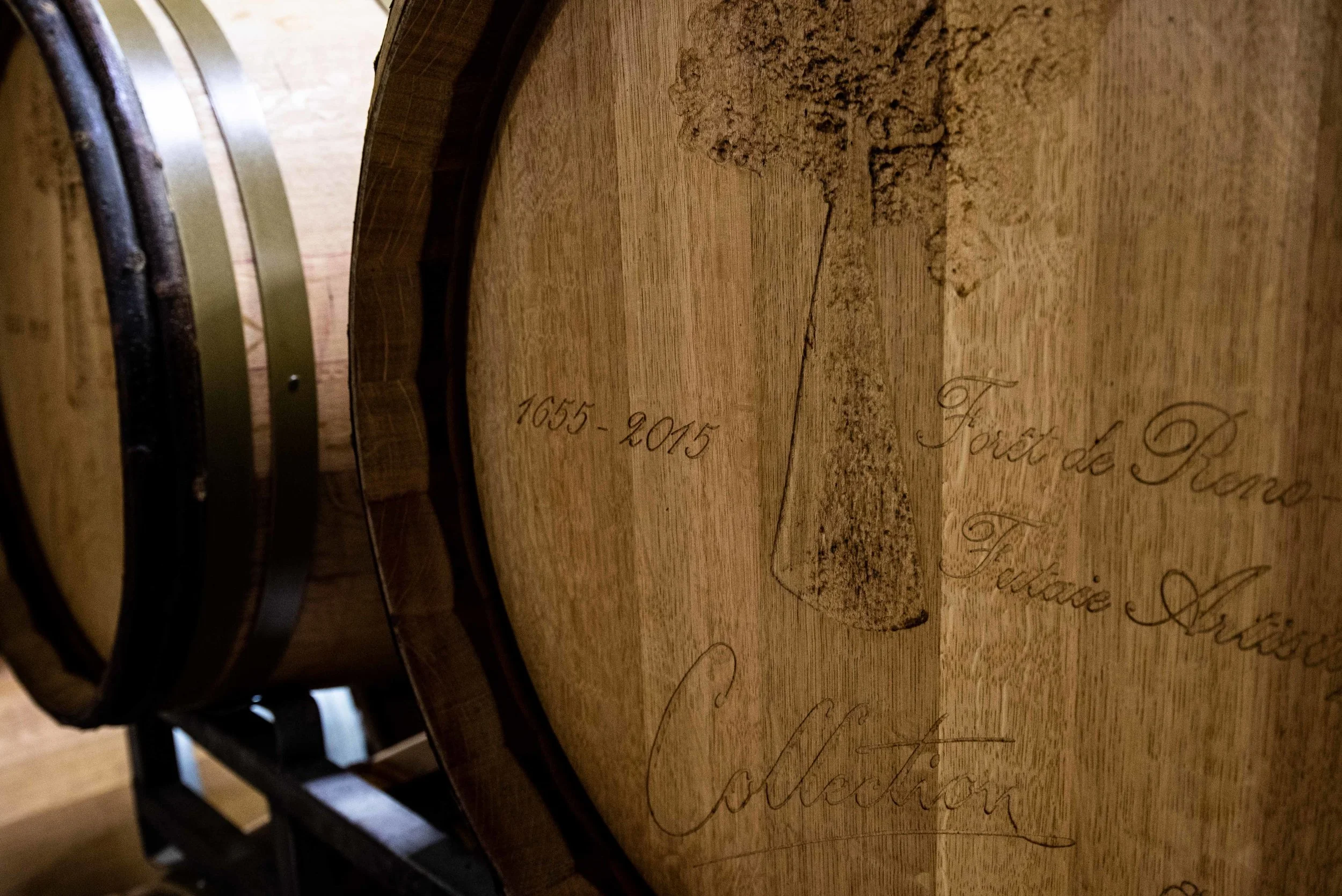 This barrel was made from a tree planted in 1655.