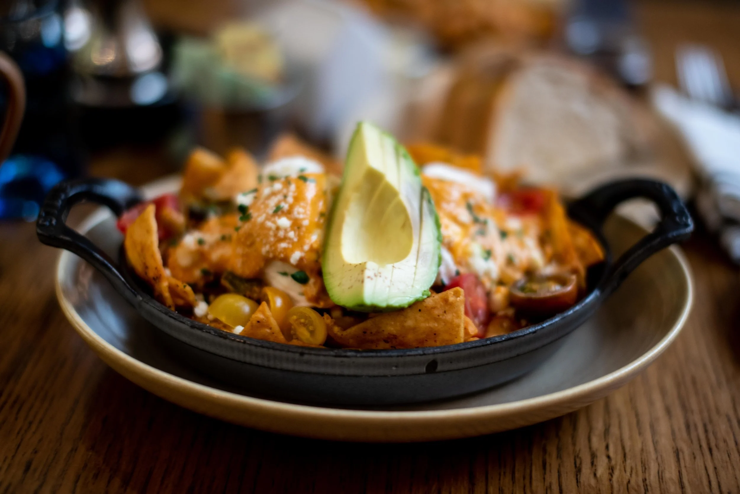 Chiliquiles benedict
